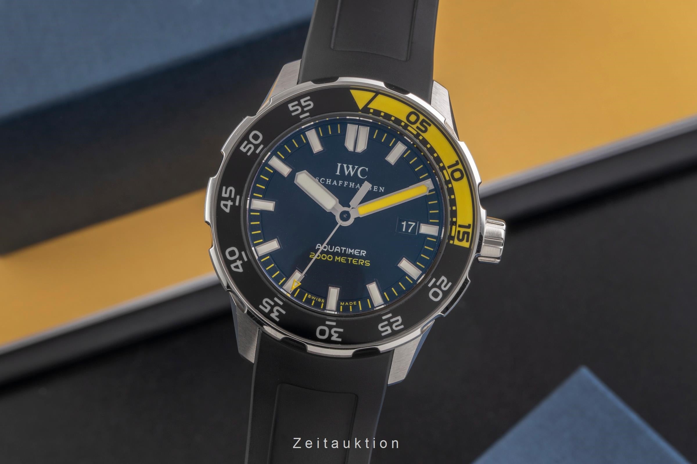 IWC Aquatimer Edelstahl Automatik Black Dial Herrenuhr Ref. IW356801 Box [2503914]