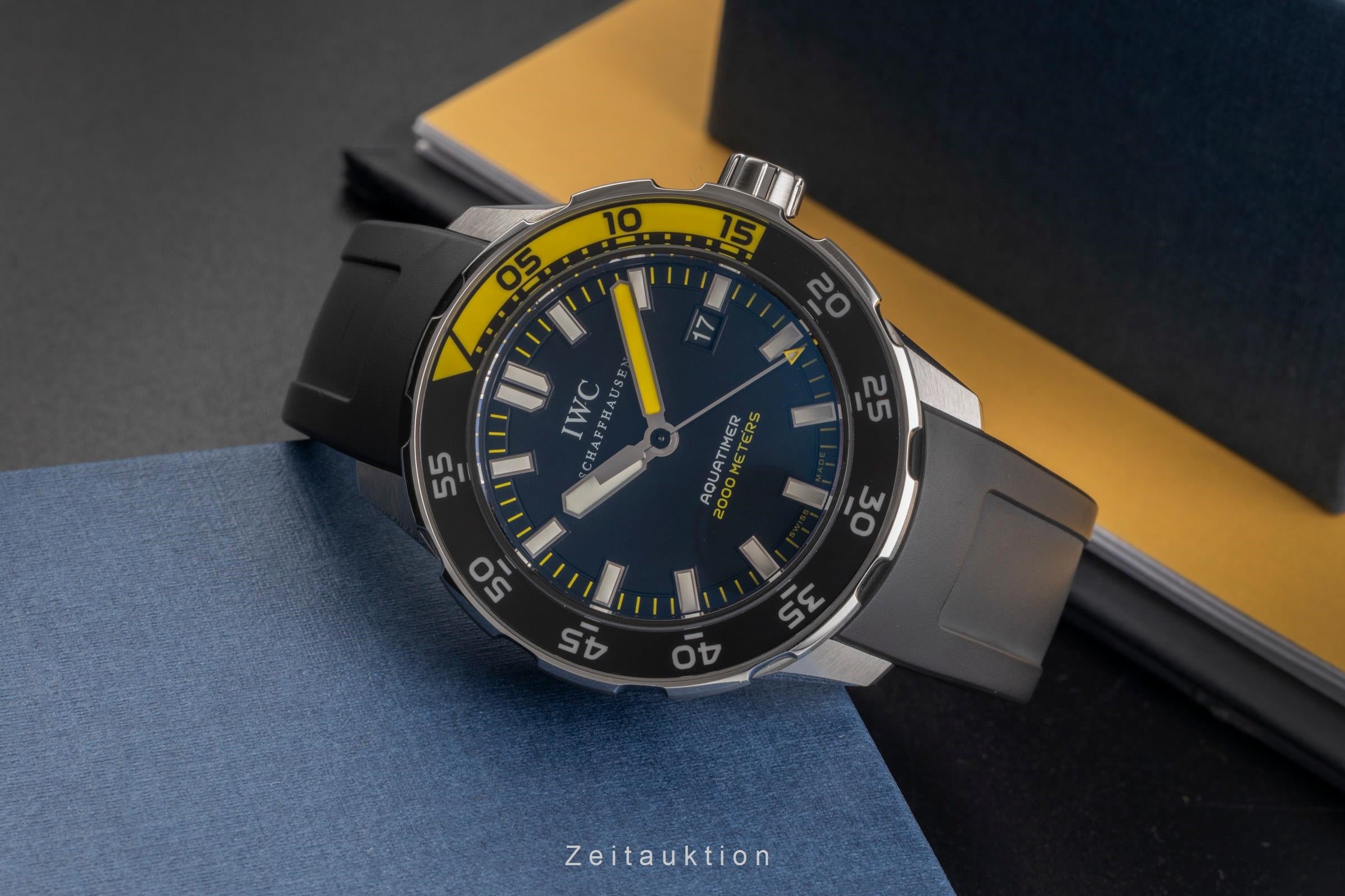 IWC Aquatimer Edelstahl Automatik Black Dial Herrenuhr Ref. IW356801 Box [2503914]