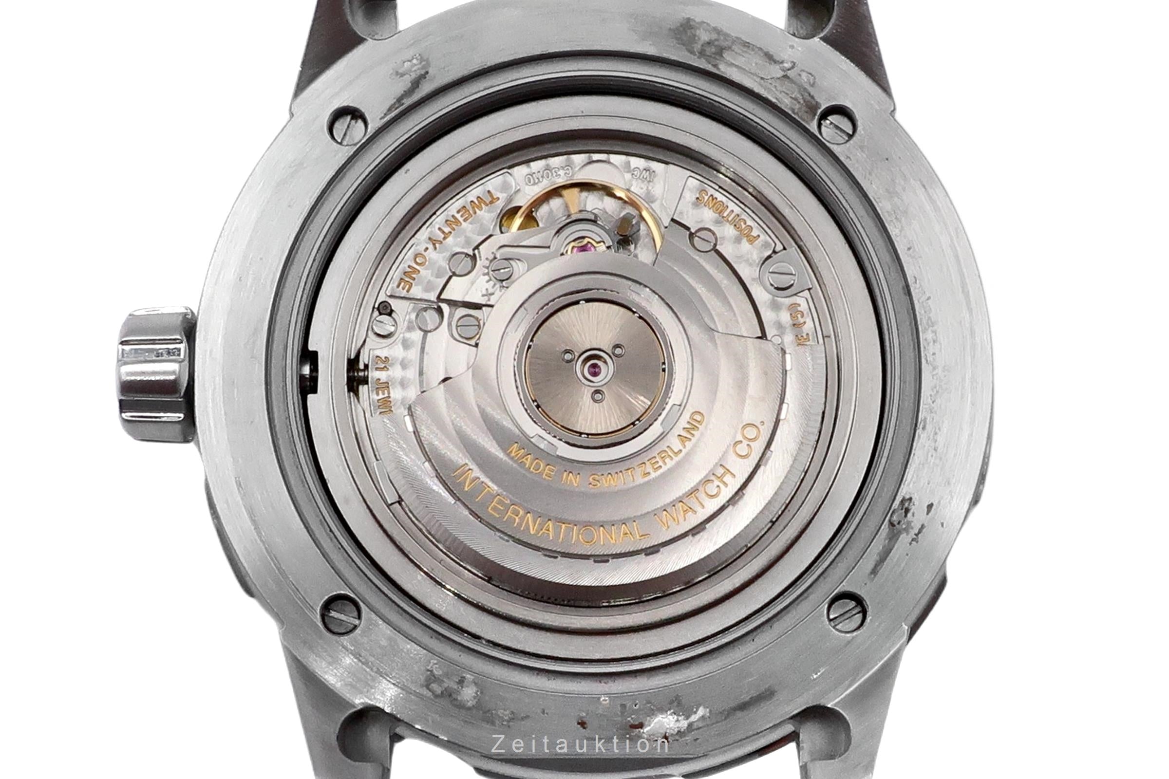 IWC Aquatimer Edelstahl Automatik Black Dial Herrenuhr Ref. IW356801 Box [2503914]