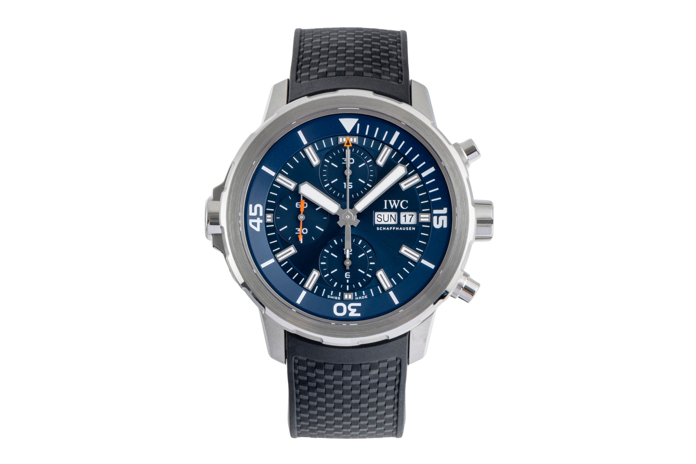 IWC Aquatimer cronografo acciaio automatismo orologio da uomo IW376805 LP: 7800EUR  [2503916]