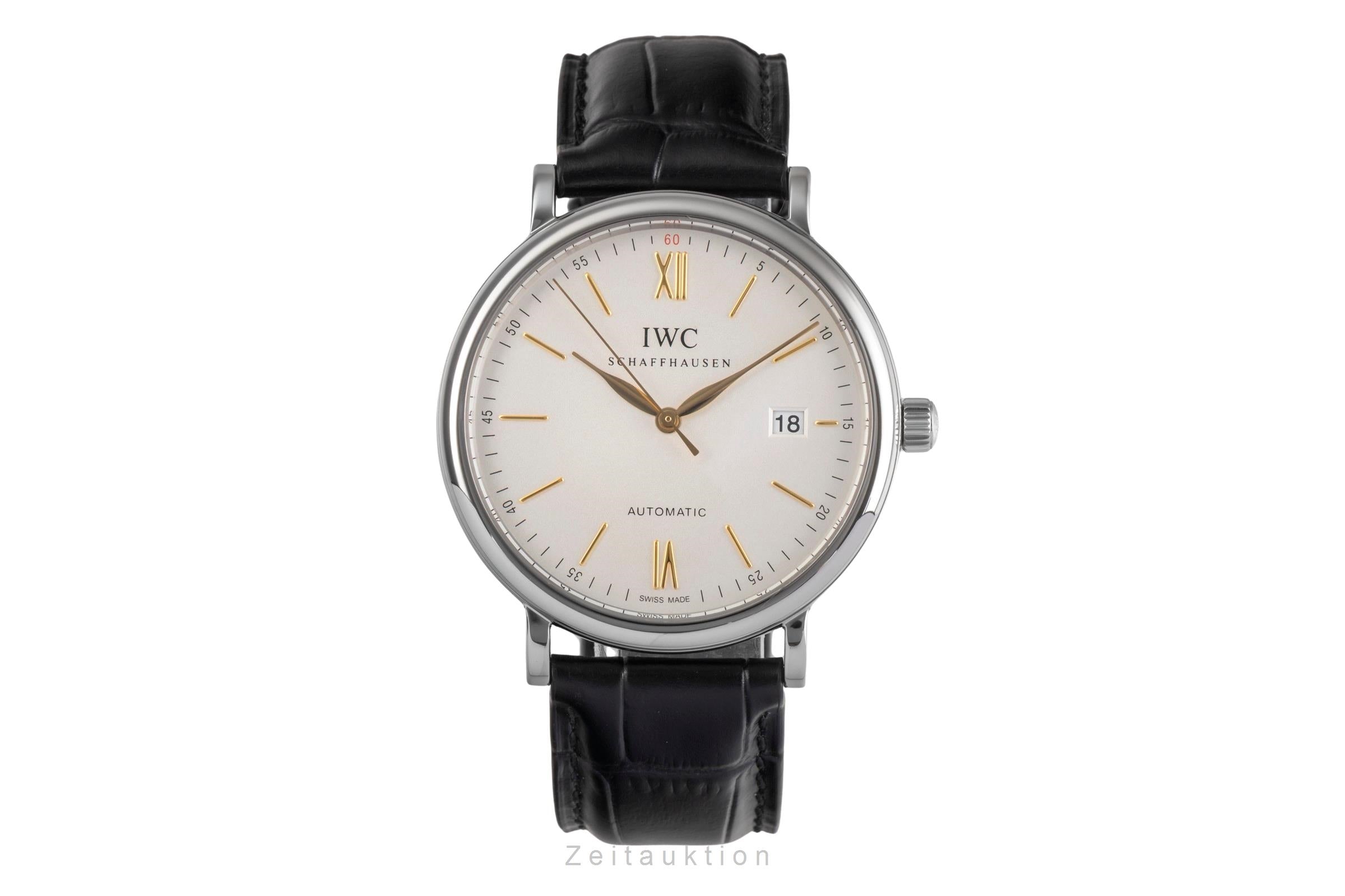 IWC Portofino acero automático reloj para caballeros IW356517 LP: 5300EUR  [2503921]