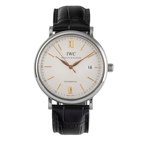 IWC Portofino acero automático reloj para caballeros IW356517 LP: 5300EUR  [2503921]