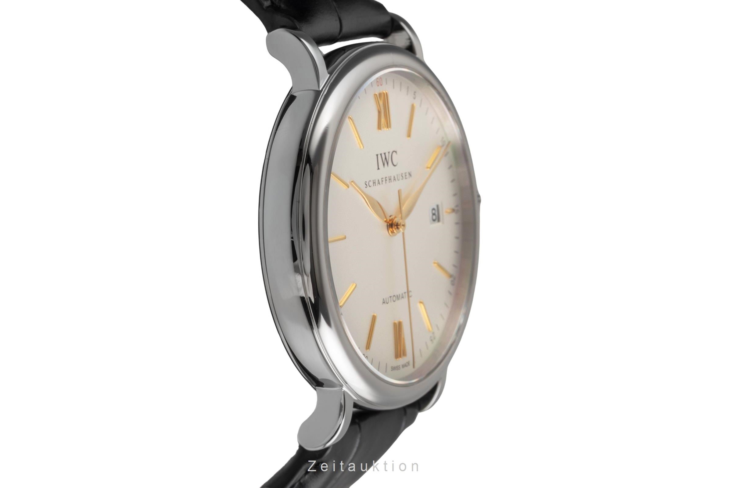 IWC Portofino acero automático reloj para caballeros IW356517 LP: 5300EUR  [2503921]