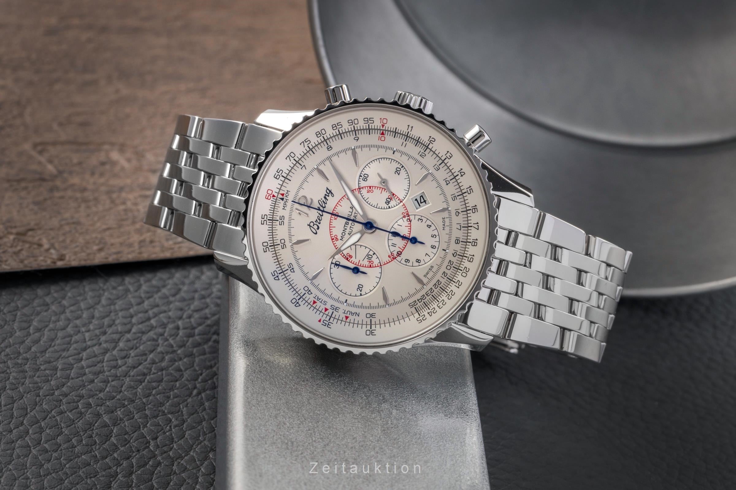 Breitling Montbrillant Chronograph Stahl Automatik Herrenuhr Ref. A4137012/G789  [2503922]