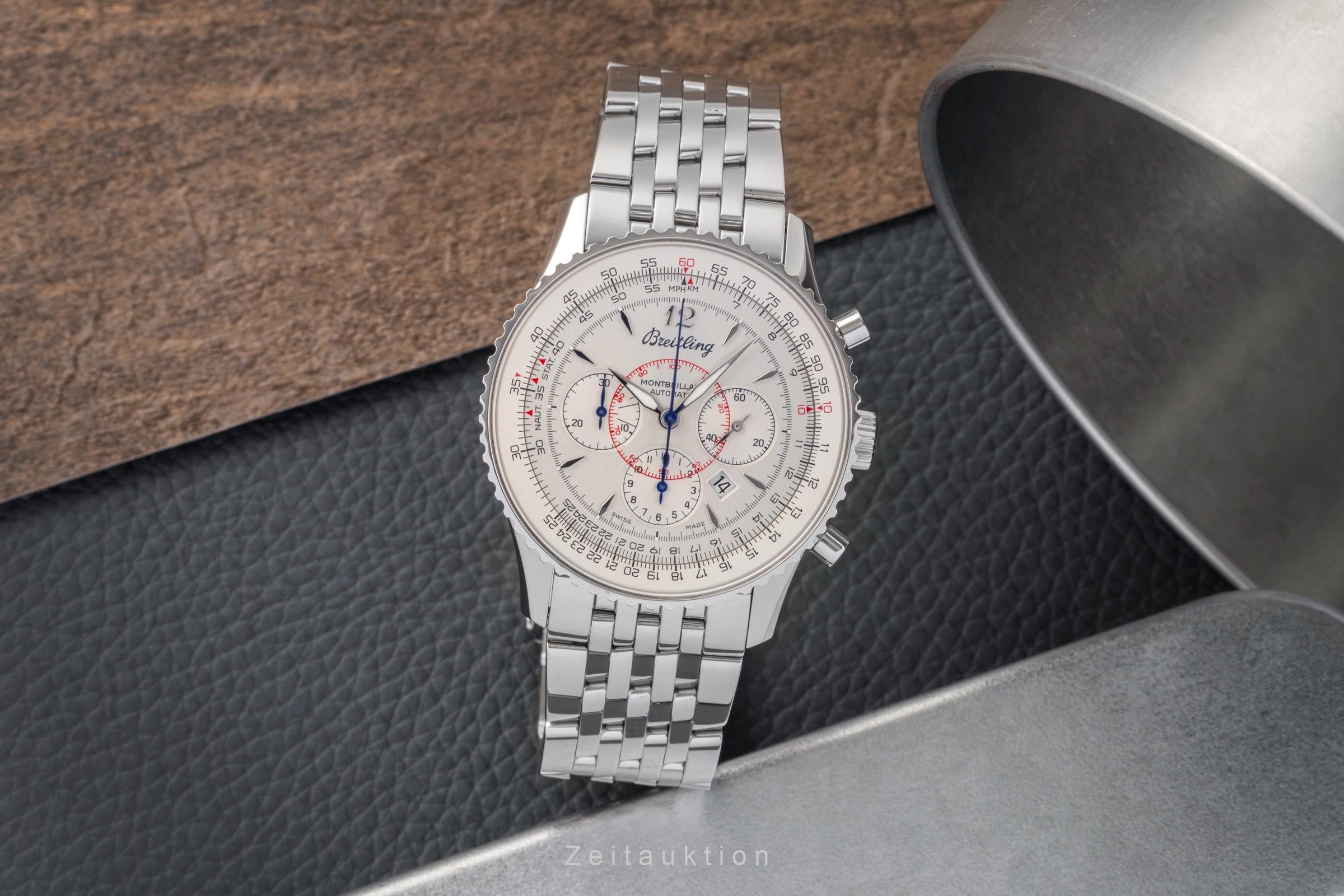 Breitling Montbrillant Chronograph Stahl Automatik Herrenuhr Ref. A4137012/G789  [2503922]
