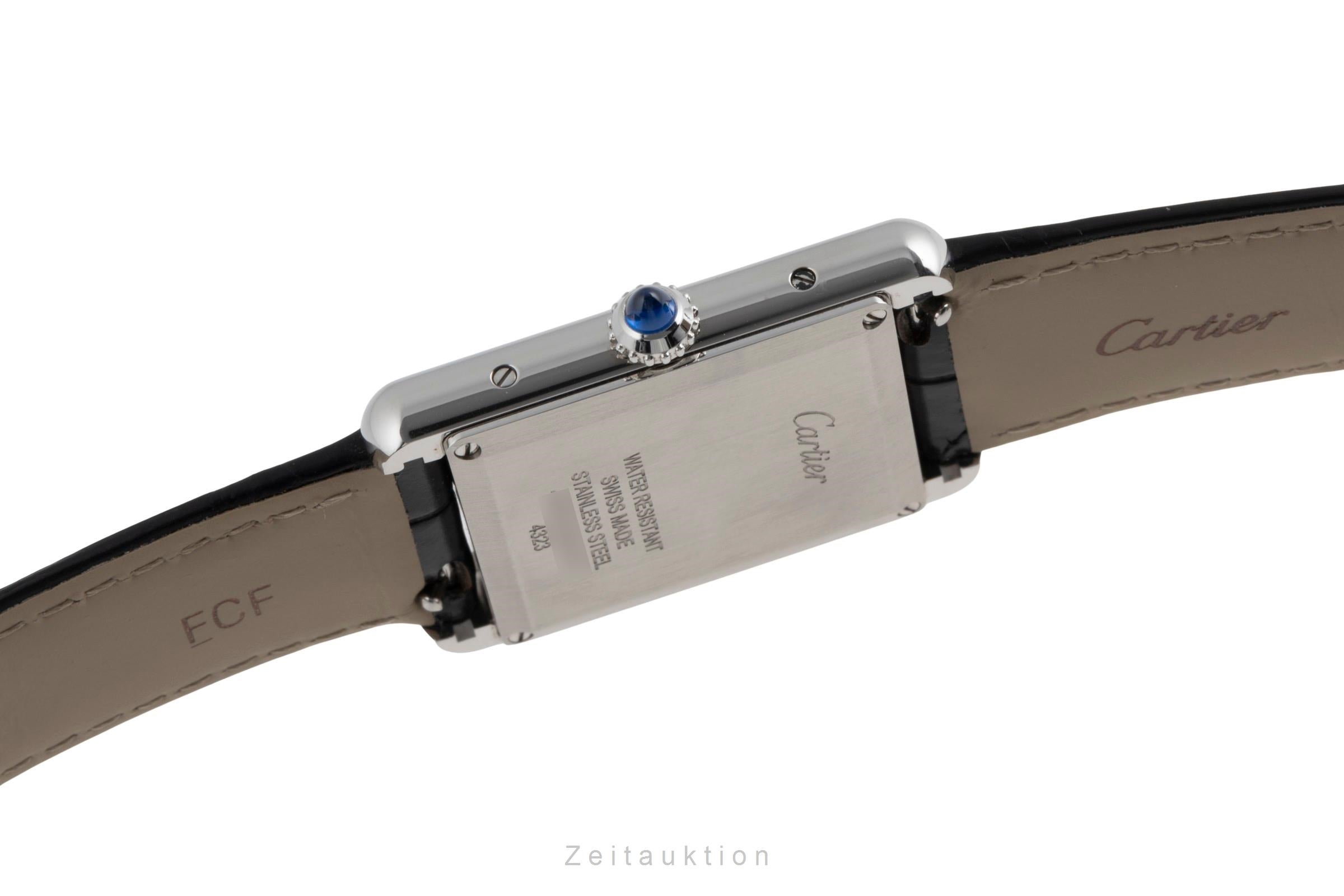 Cartier Tank Must de Cartier Black Dial Edelstahl Medium Size Ref. WSTA0072 4323 [2503923]