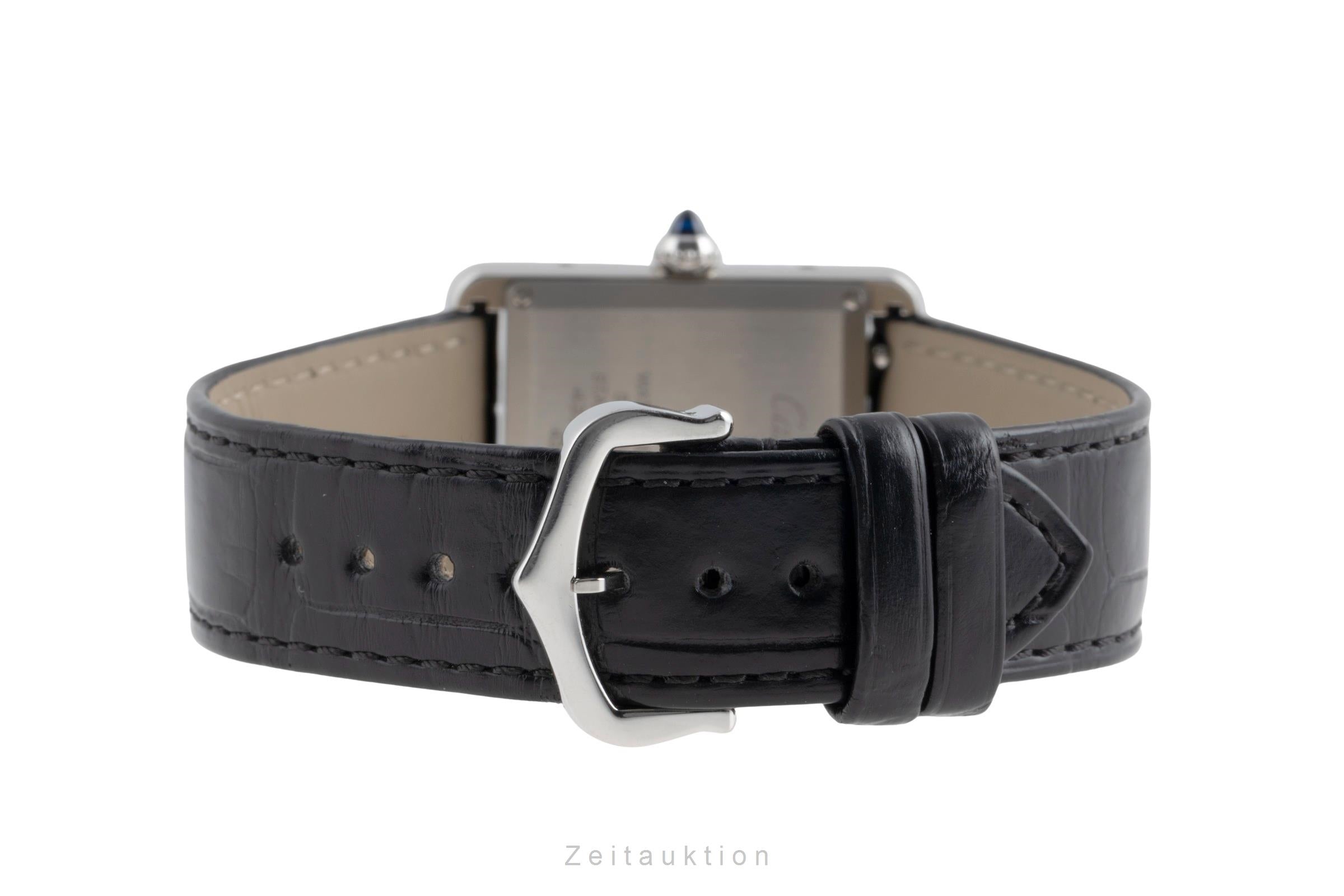 Cartier Tank Must de Cartier Black Dial Edelstahl Medium Size Ref. WSTA0072 4323 [2503923]