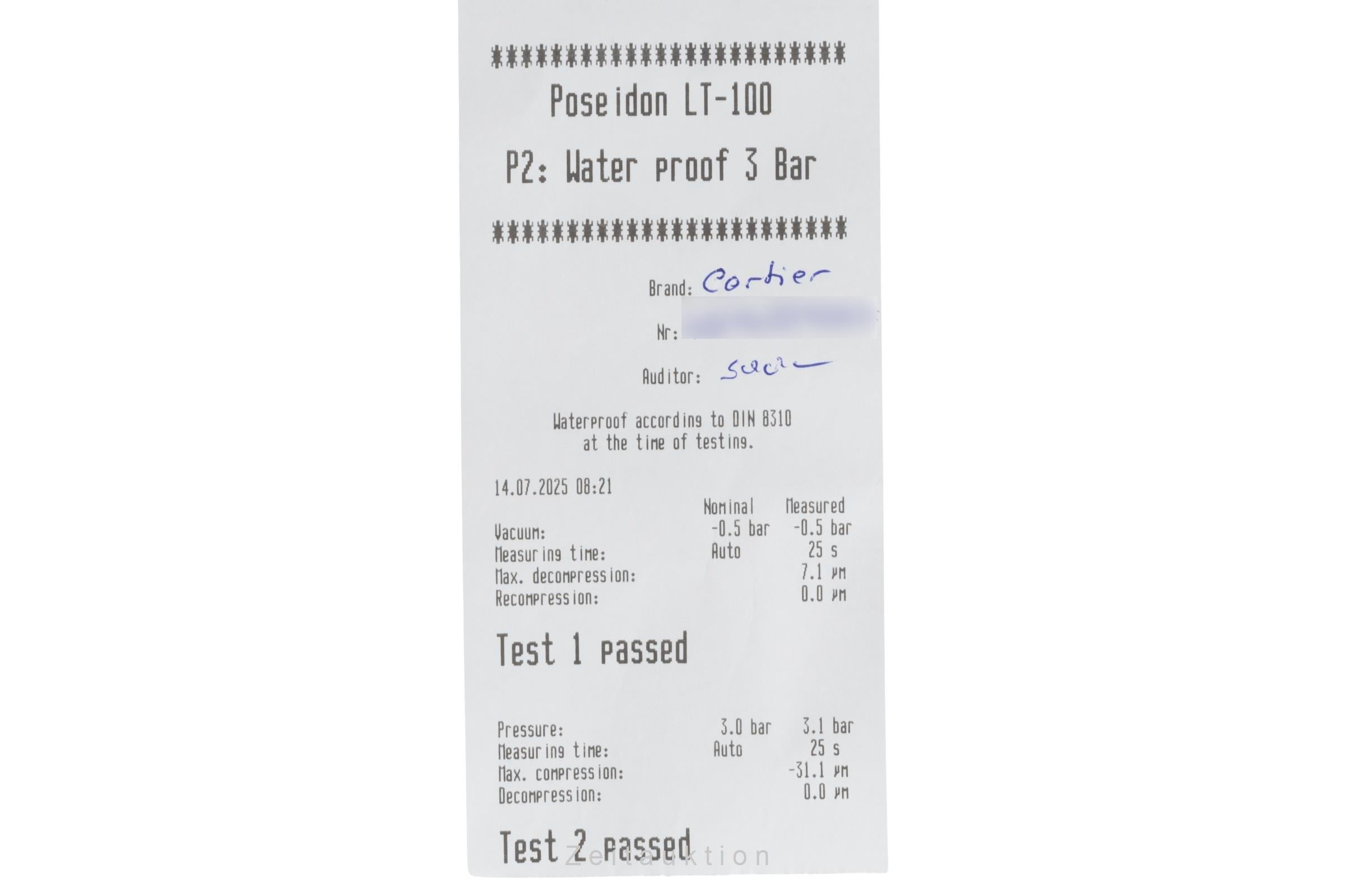 Cartier Tank Must de Cartier Black Dial Edelstahl Medium Size Ref. WSTA0072 4323 [2503923]