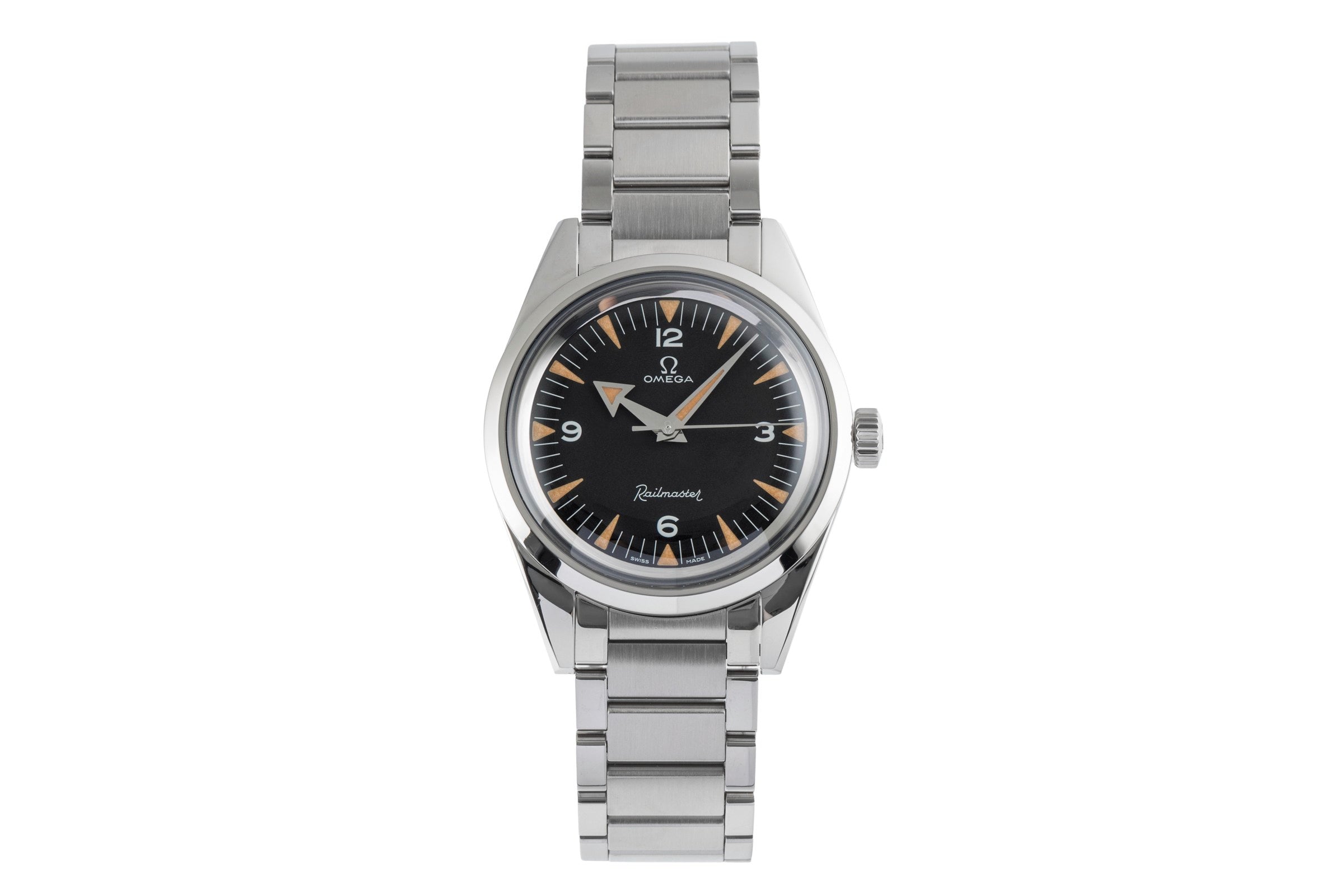 Omega Railmaster steel automatic men's watch 220.10.38.20.01.002 LP: 8200EUR Limited  [2503924]