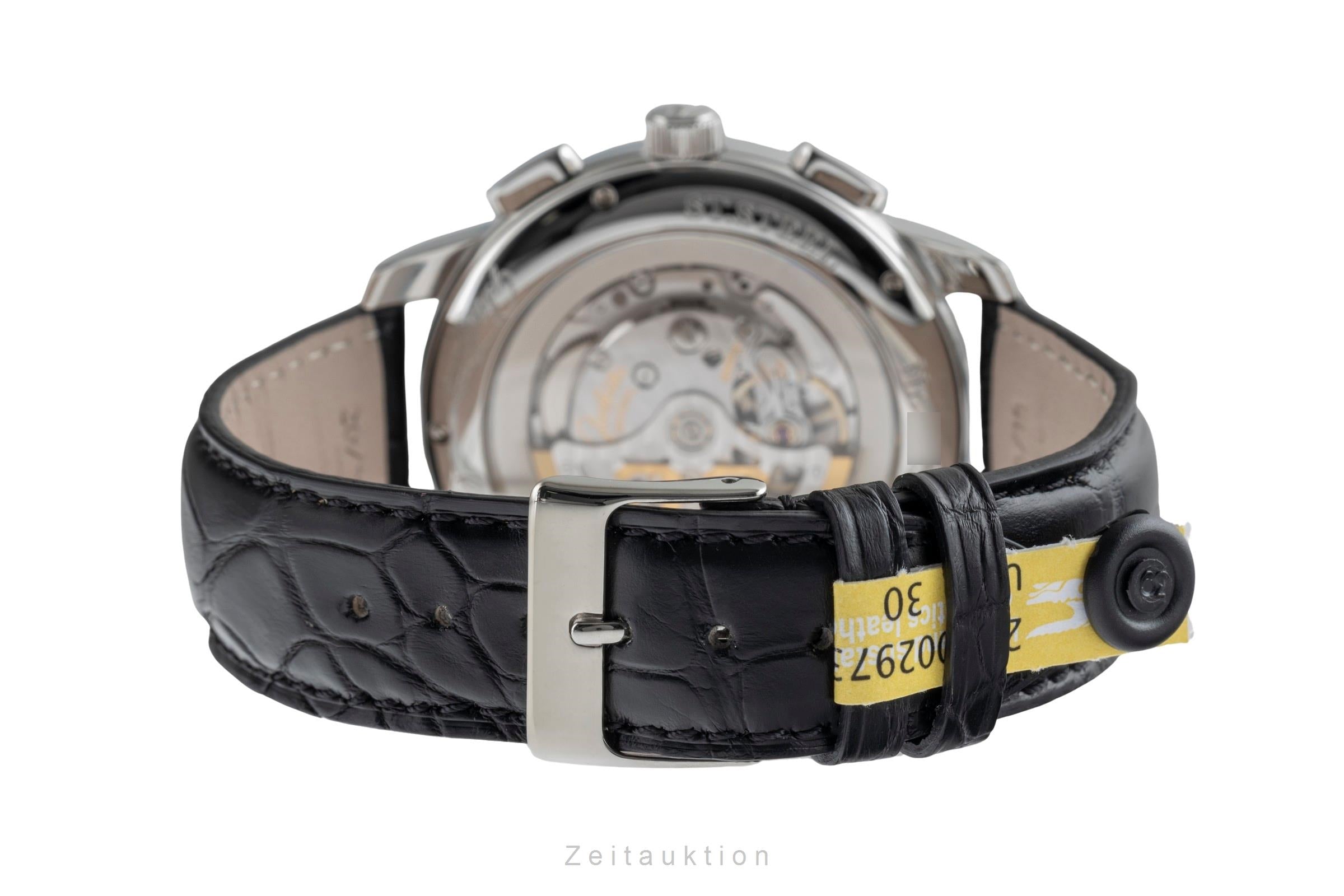 Glashütte Senator chronographe acier automatique montre pour hommes 1-39-34-20-42-04  [2503925]