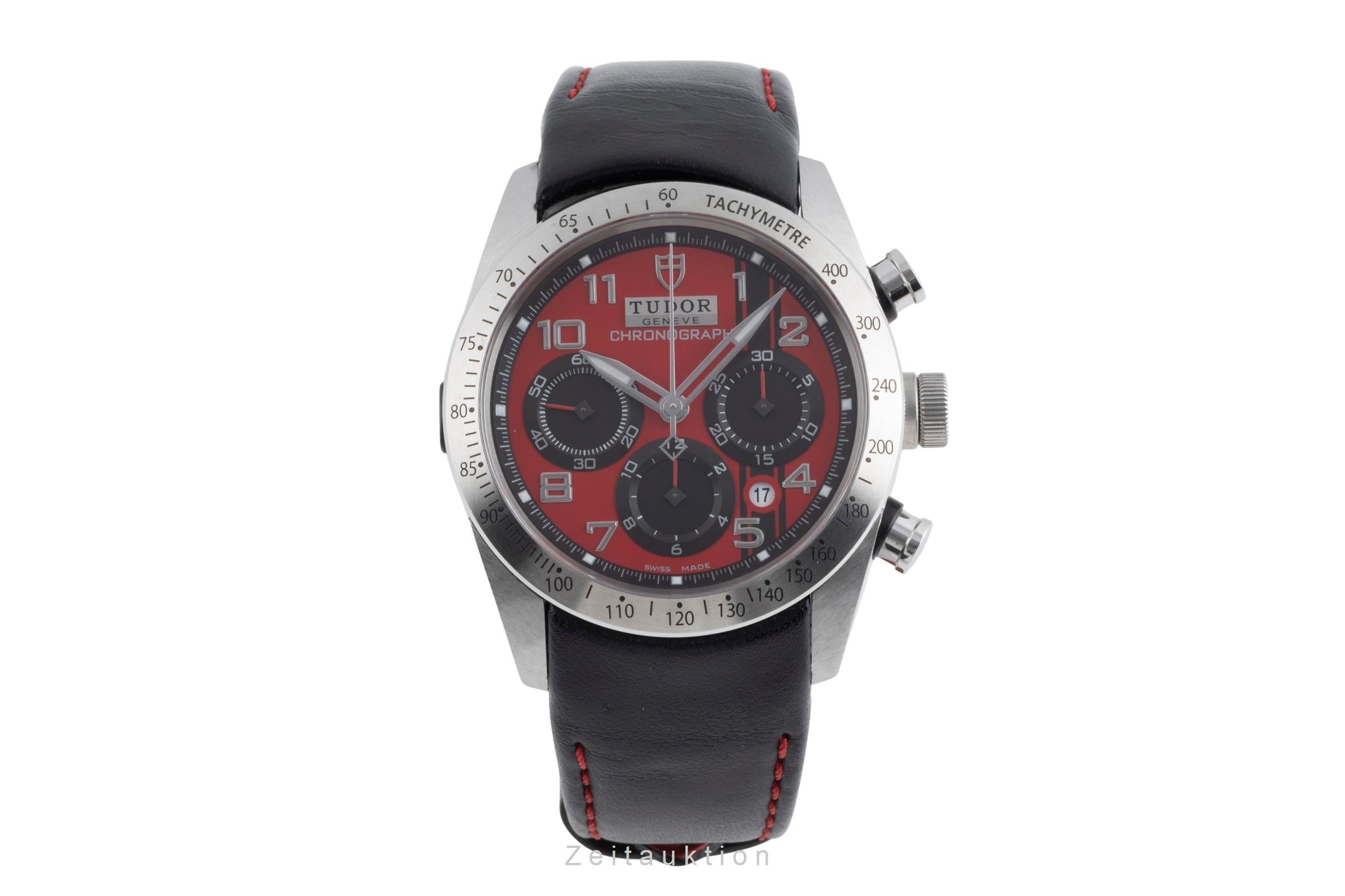 Tudor Fastrider Chronograph Edelstahl Automatik Stahl Ref. 42000 D Papiere 2014 [2503928]