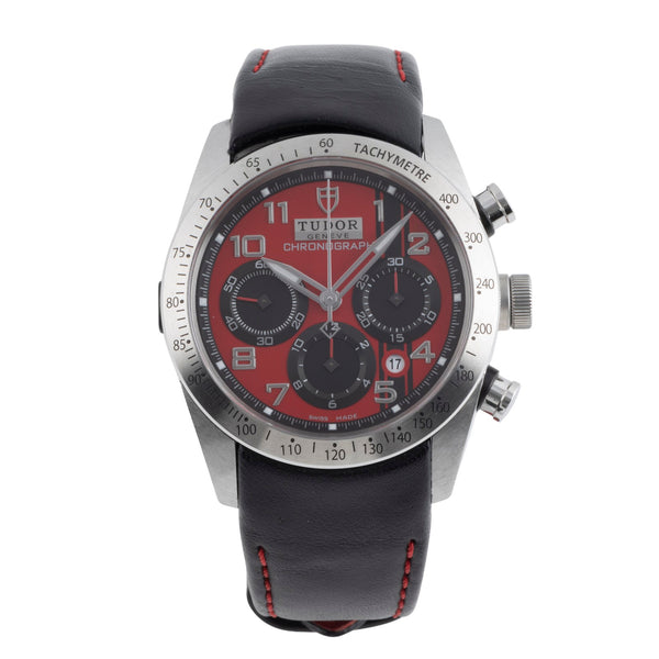 Tudor Fastrider Chronograph Edelstahl Automatik Stahl Ref. 42000 D Papiere 2014 [2503928]