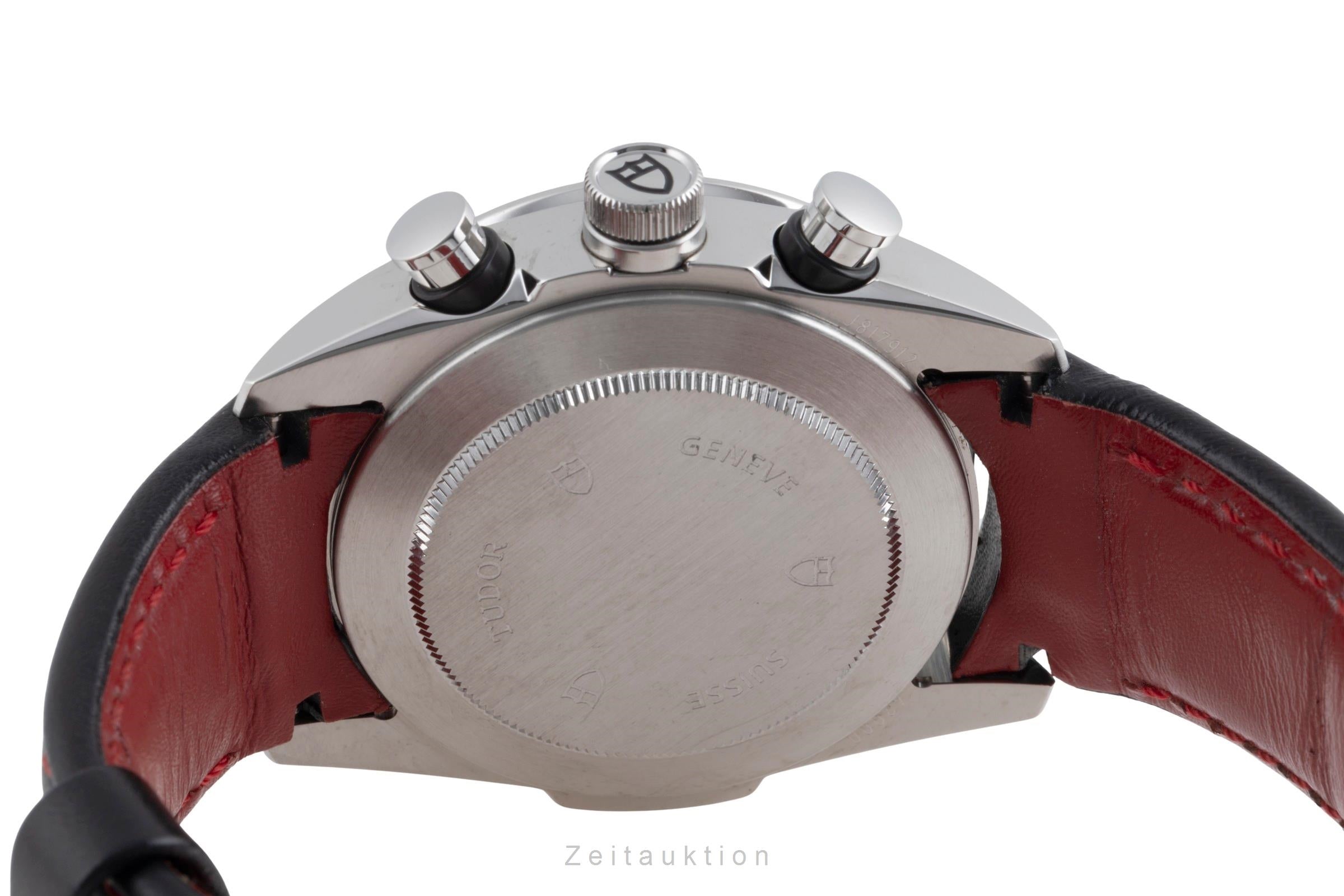 Tudor Fastrider Chronograph Edelstahl Automatik Stahl Ref. 42000 D Papiere 2014 [2503928]