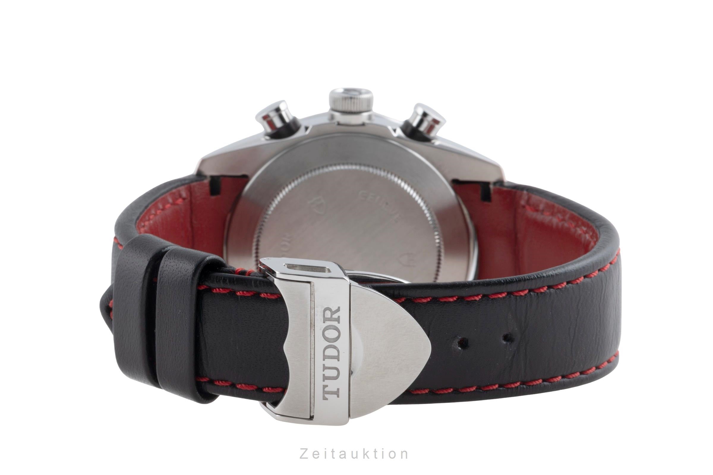 Tudor Fastrider Chronograph Edelstahl Automatik Stahl Ref. 42000 D Papiere 2014 [2503928]