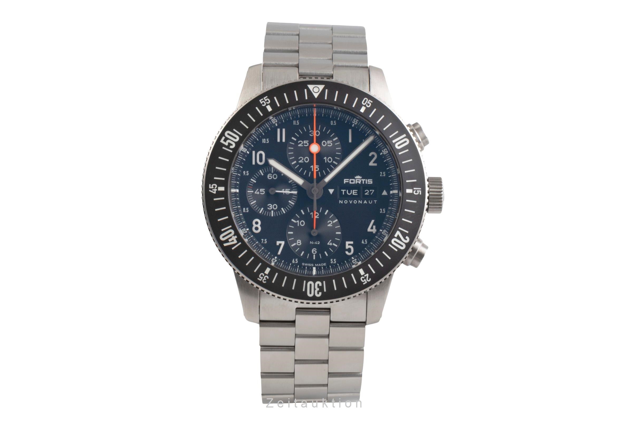 Fortis * chronograph steel automatic Kal. 17 Ref. W.204.0020 | 2503930