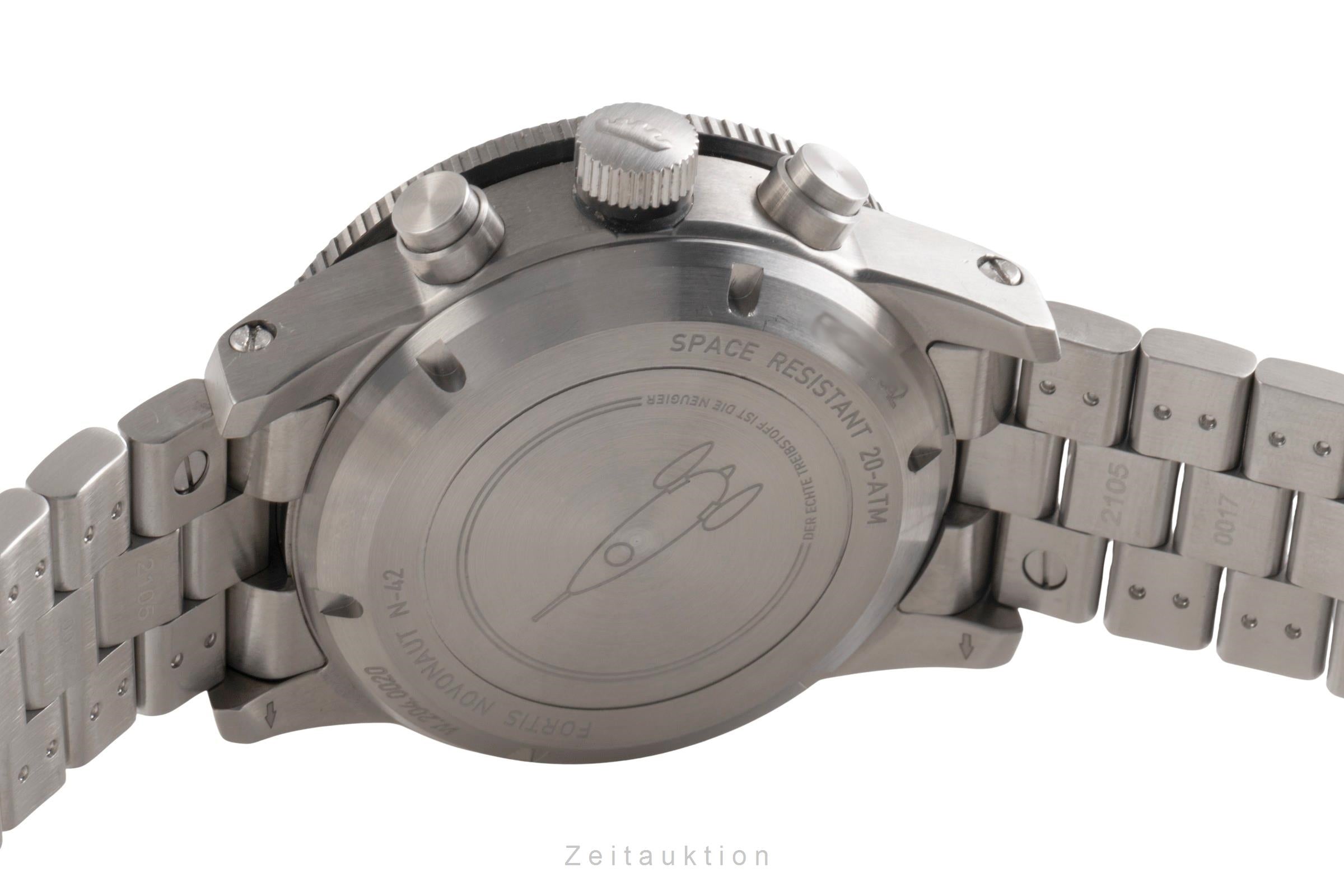 Fortis cronógrafo acero automático reloj para caballeros W.204.0020 LP: 4950EUR  [2503930]