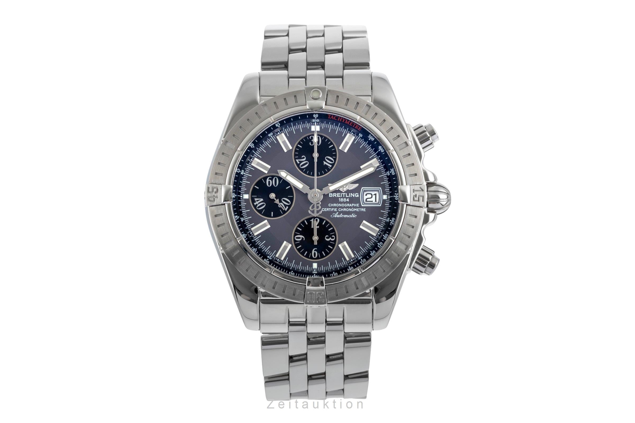 Breitling Evolution Chronograph Stahl Automatik Herrenuhr Ref. A13356 A156F17PA  [2503931]