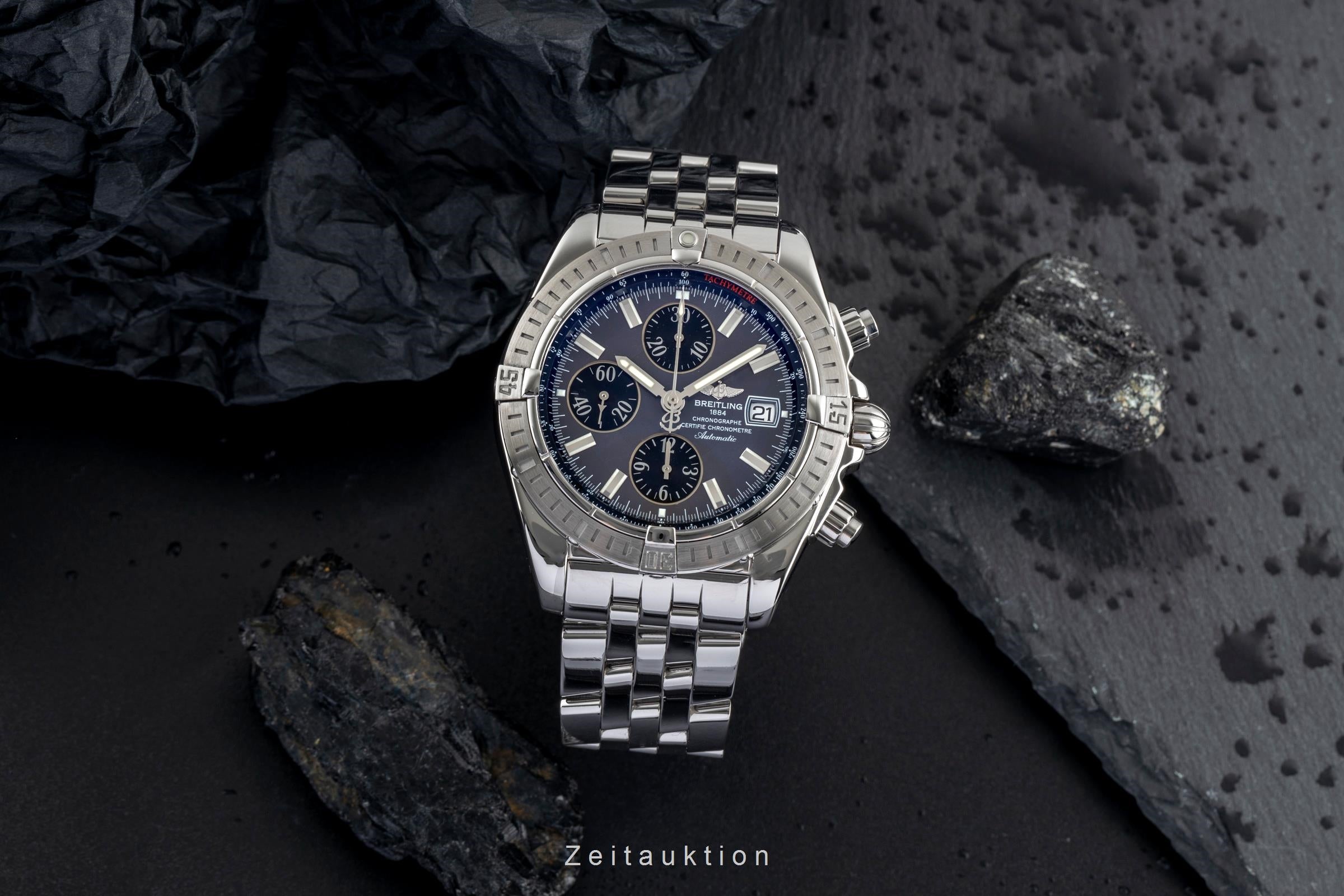 Breitling Evolution Chronograph Stahl Automatik Herrenuhr Ref. A13356 A156F17PA  [2503931]