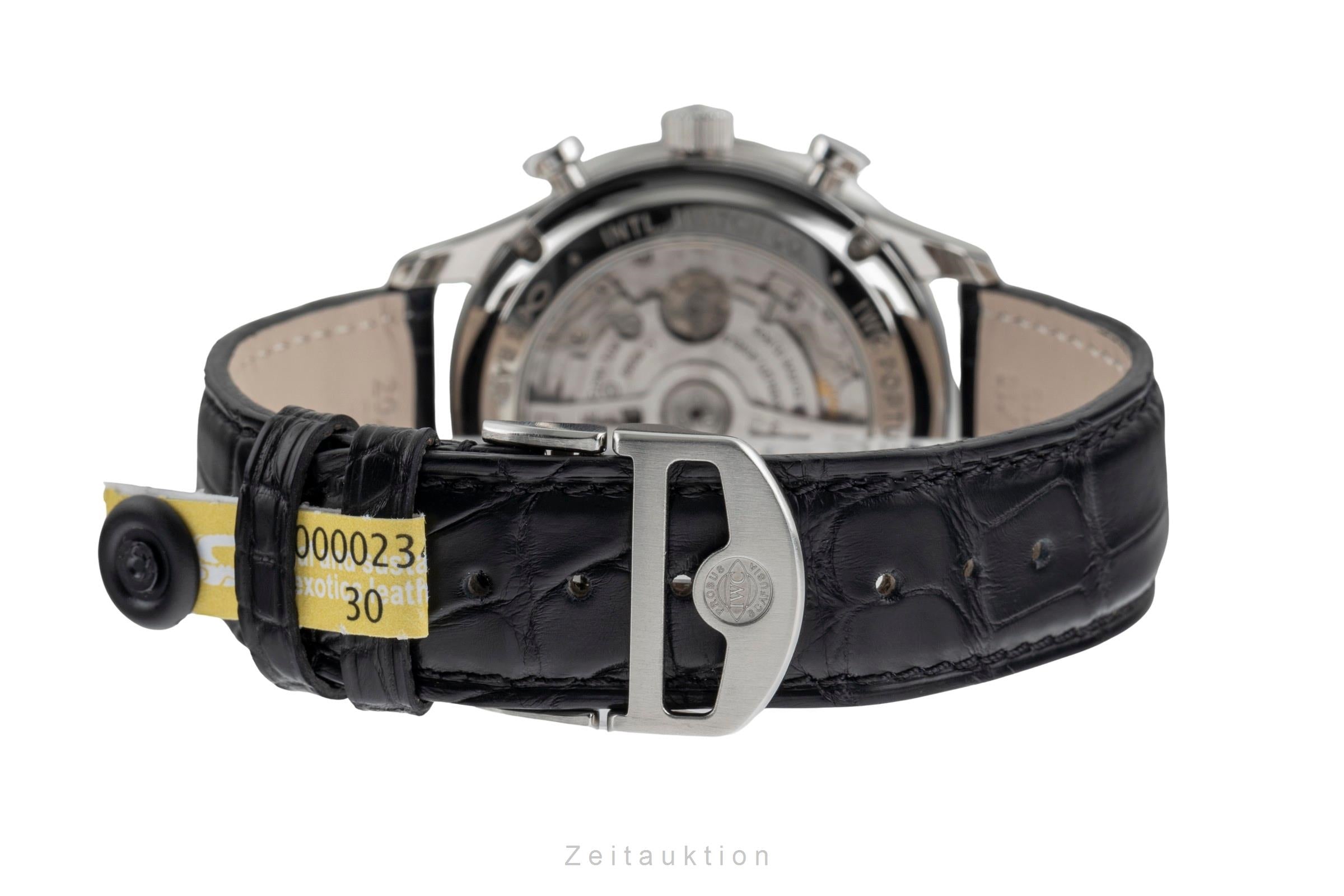 IWC Portugieser Chronograph Edelstahl Automatik Herrenuhr IW371606 B&P NP: 9100€ [2503932]