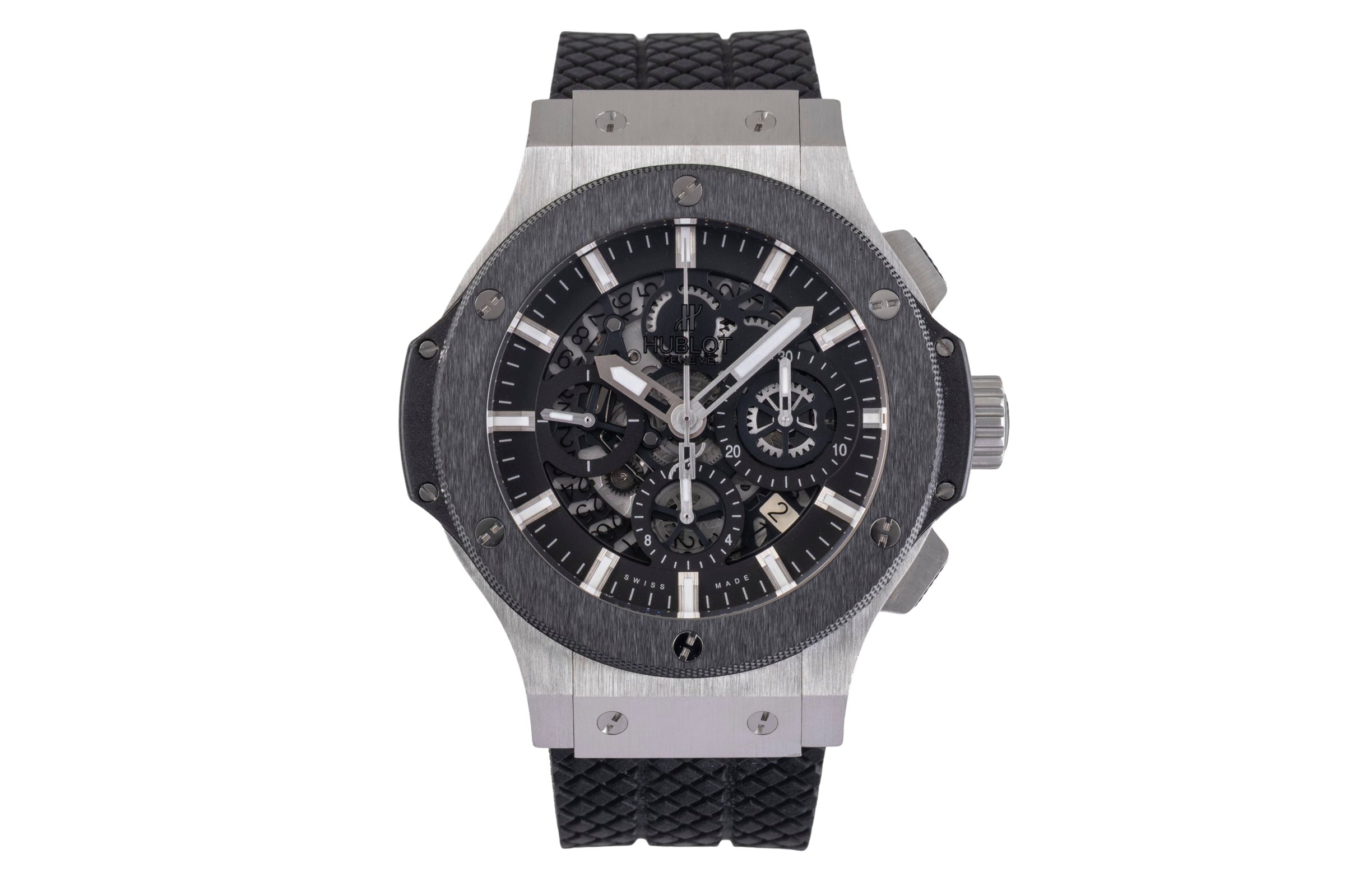Hublot Big Bang chronographe céramique / acier automatique montre pour hommes 311.SM.1170.GR  [2503933]