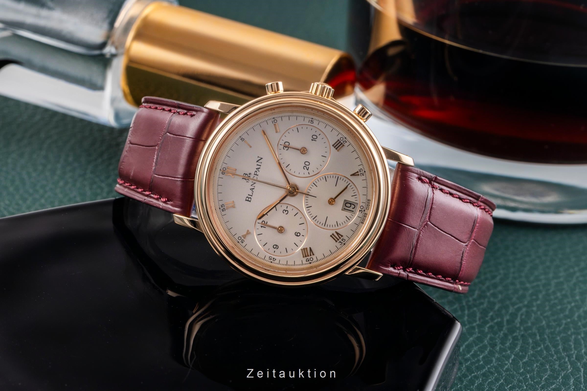 Blancpain Villeret chronograph 18 ct gold automatic men's watch 1185-1418-55  [2503934]