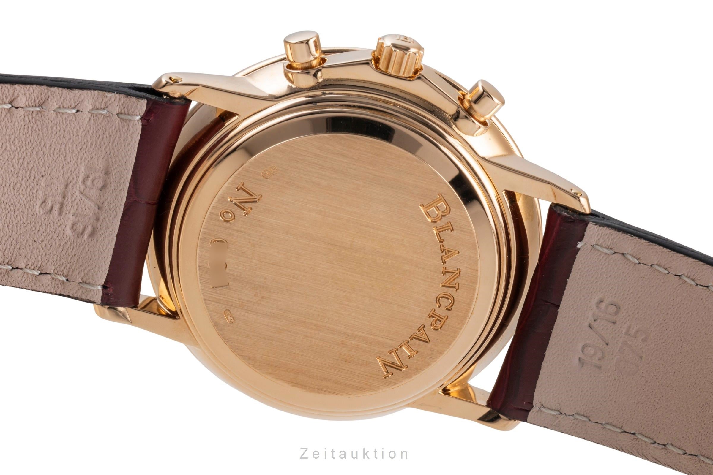 Blancpain Villeret chronograph 18 ct gold automatic men's watch 1185-1418-55  [2503934]