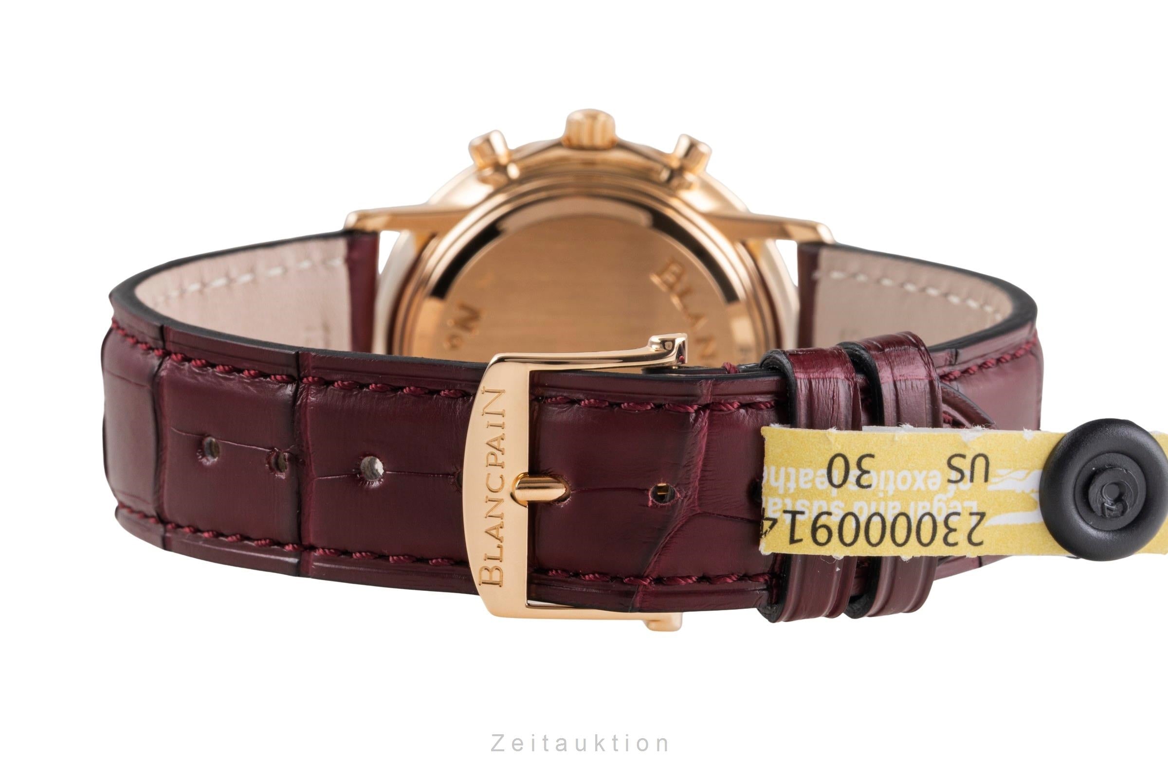 Blancpain Villeret chronograph 18 ct gold automatic men's watch 1185-1418-55  [2503934]