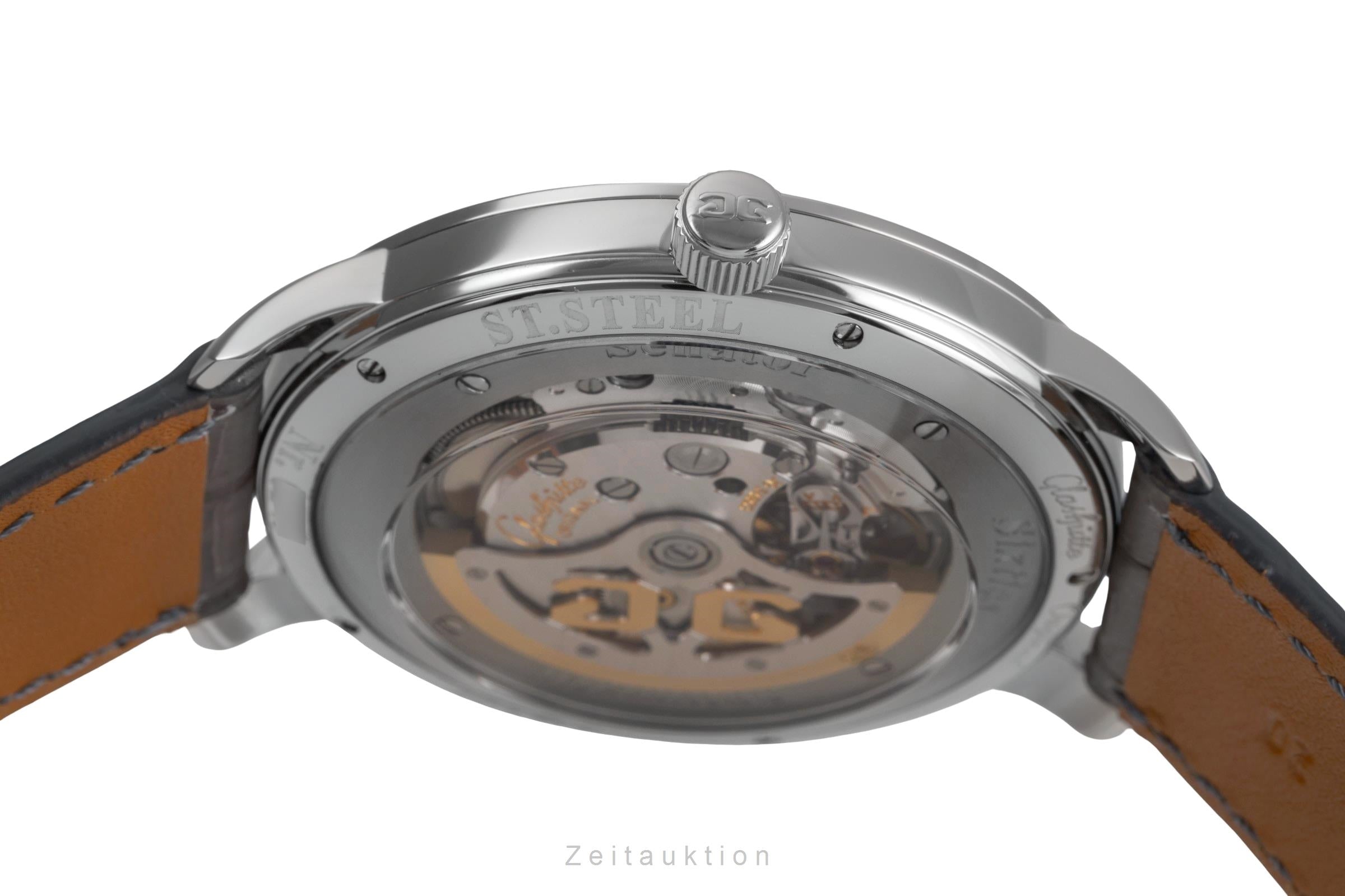 Glashütte Sixties acier automatique montre pour hommes 39-47-03-02-04  [2503943]