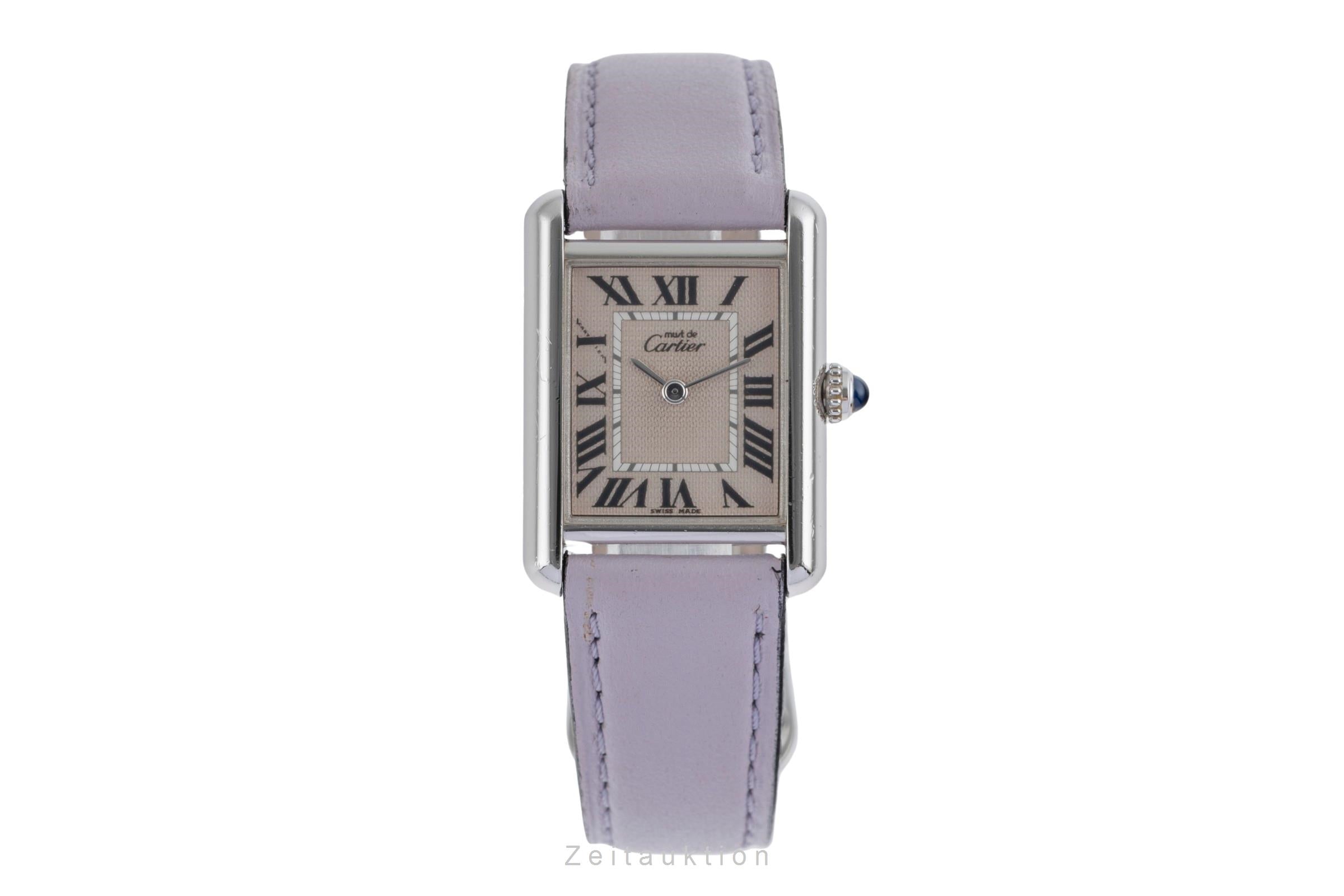Cartier Tank silver quartz Kal. 057 Ref. W1016130, 2416 | 2503944
