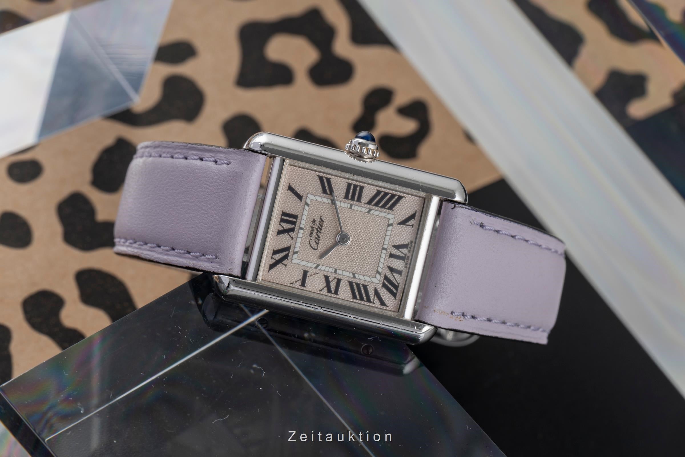 Cartier Tank argent quartz montre pour femmes W1016130, 2416  [2503944]