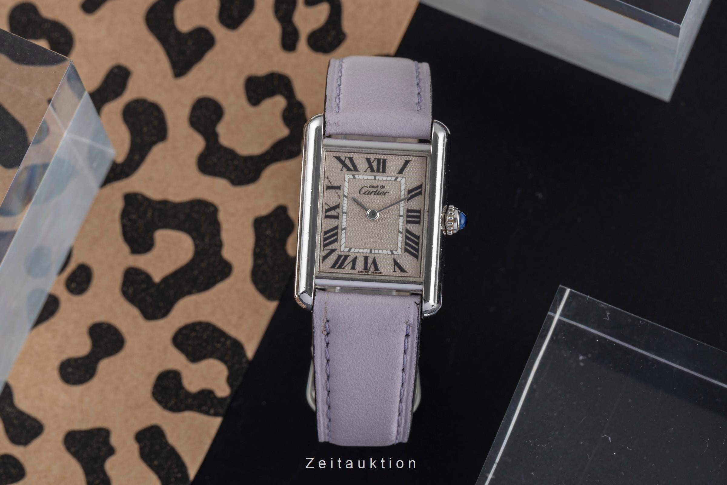 Cartier Tank argent quartz montre pour femmes W1016130, 2416  [2503944]