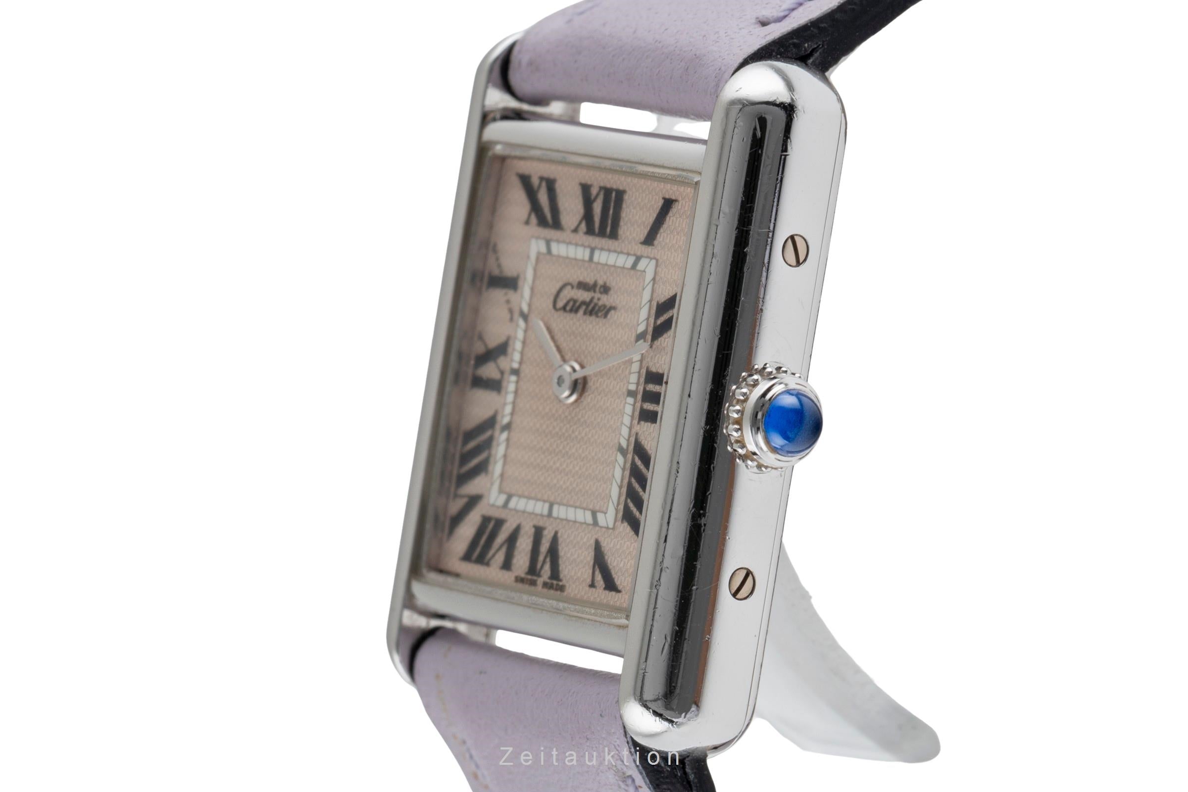 Cartier Tank argent quartz montre pour femmes W1016130, 2416  [2503944]