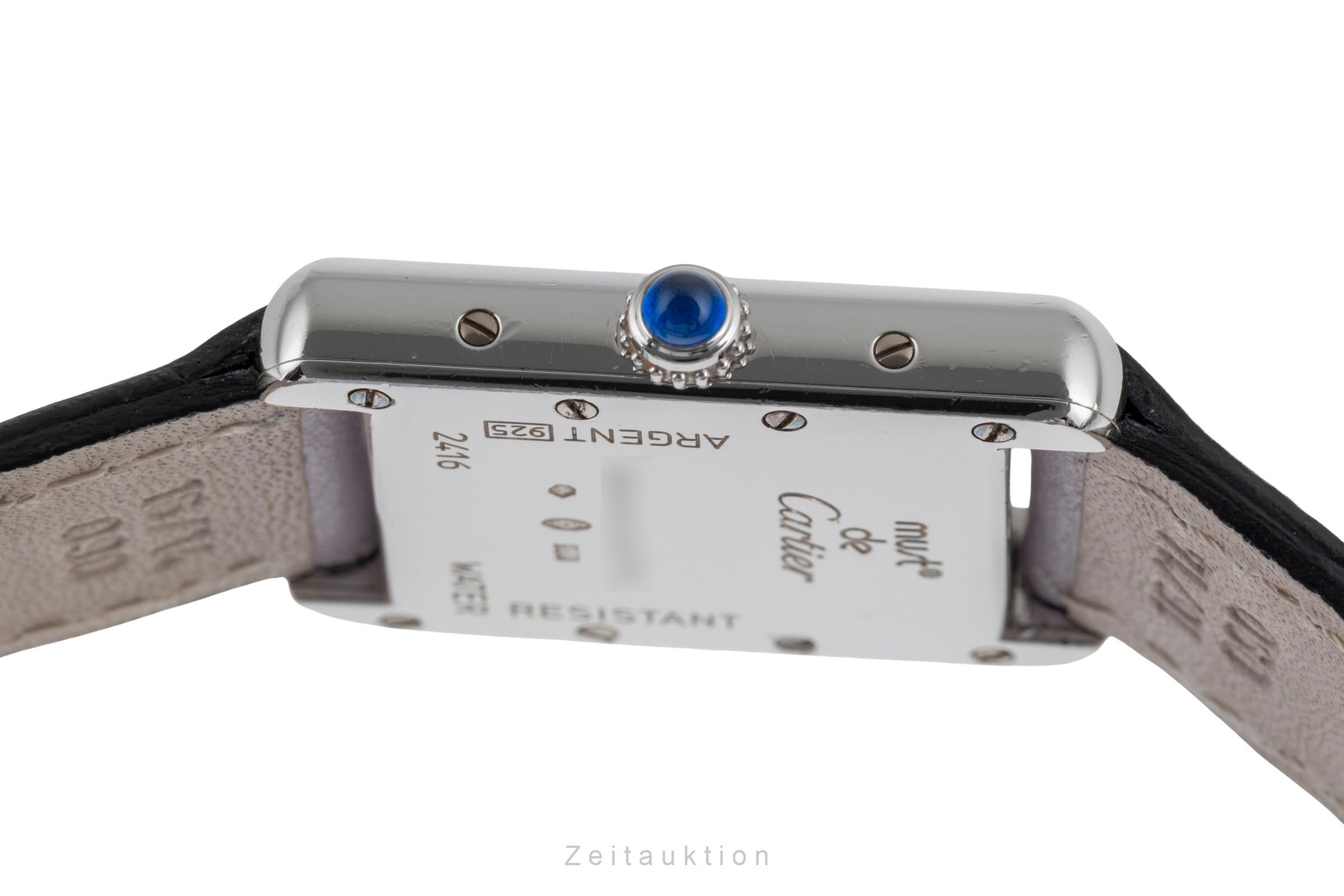 Cartier Tank argent quartz montre pour femmes W1016130, 2416  [2503944]