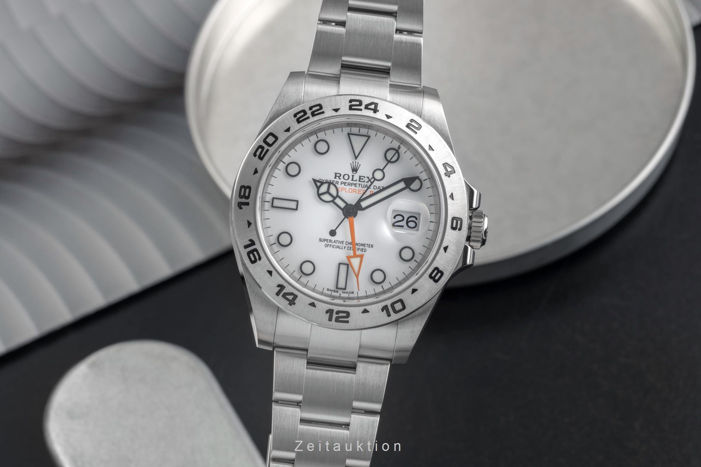 Rolex Explorer II steel automatic men's watch 216570  [2503946]