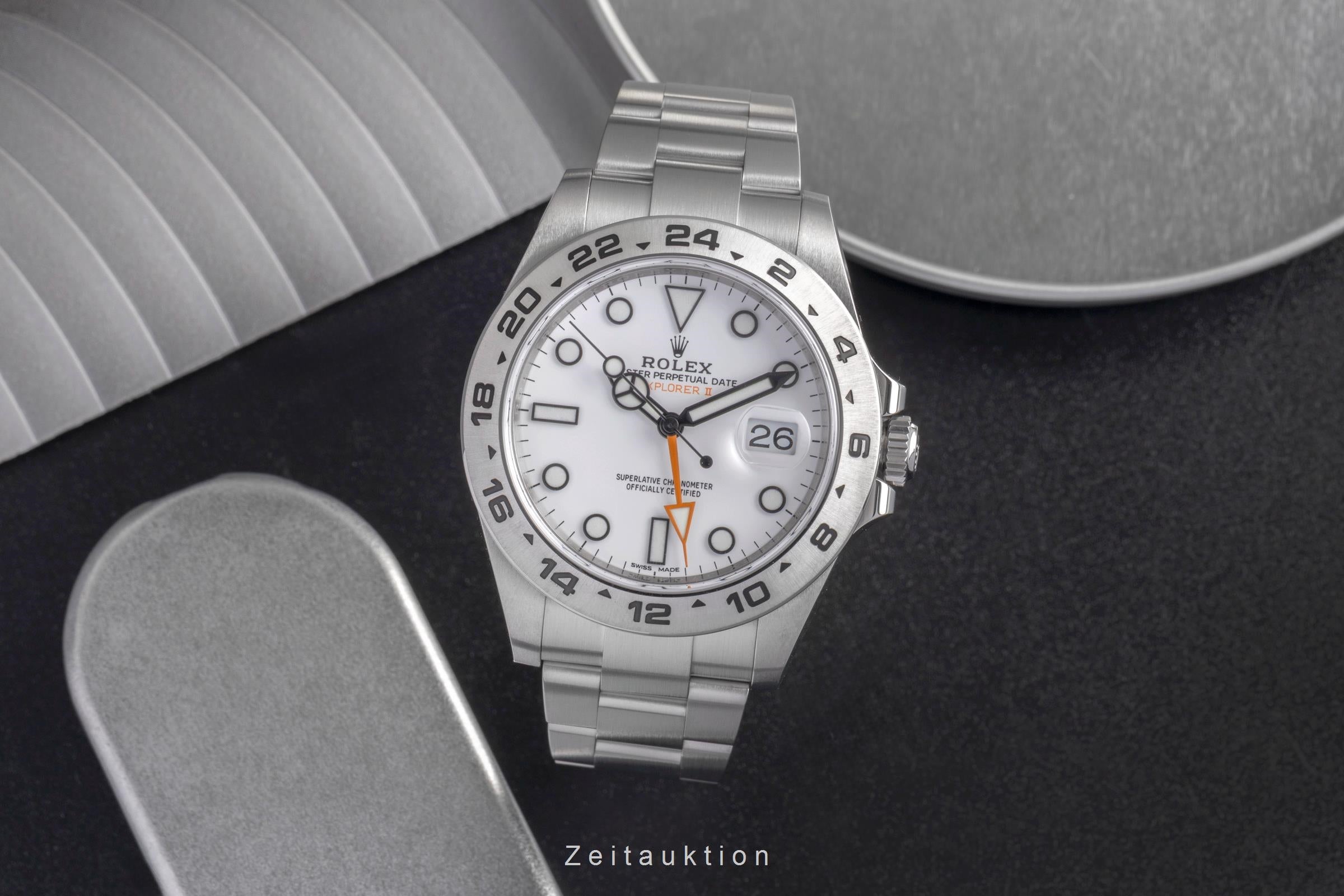 Rolex Explorer II steel automatic men's watch 216570  [2503946]