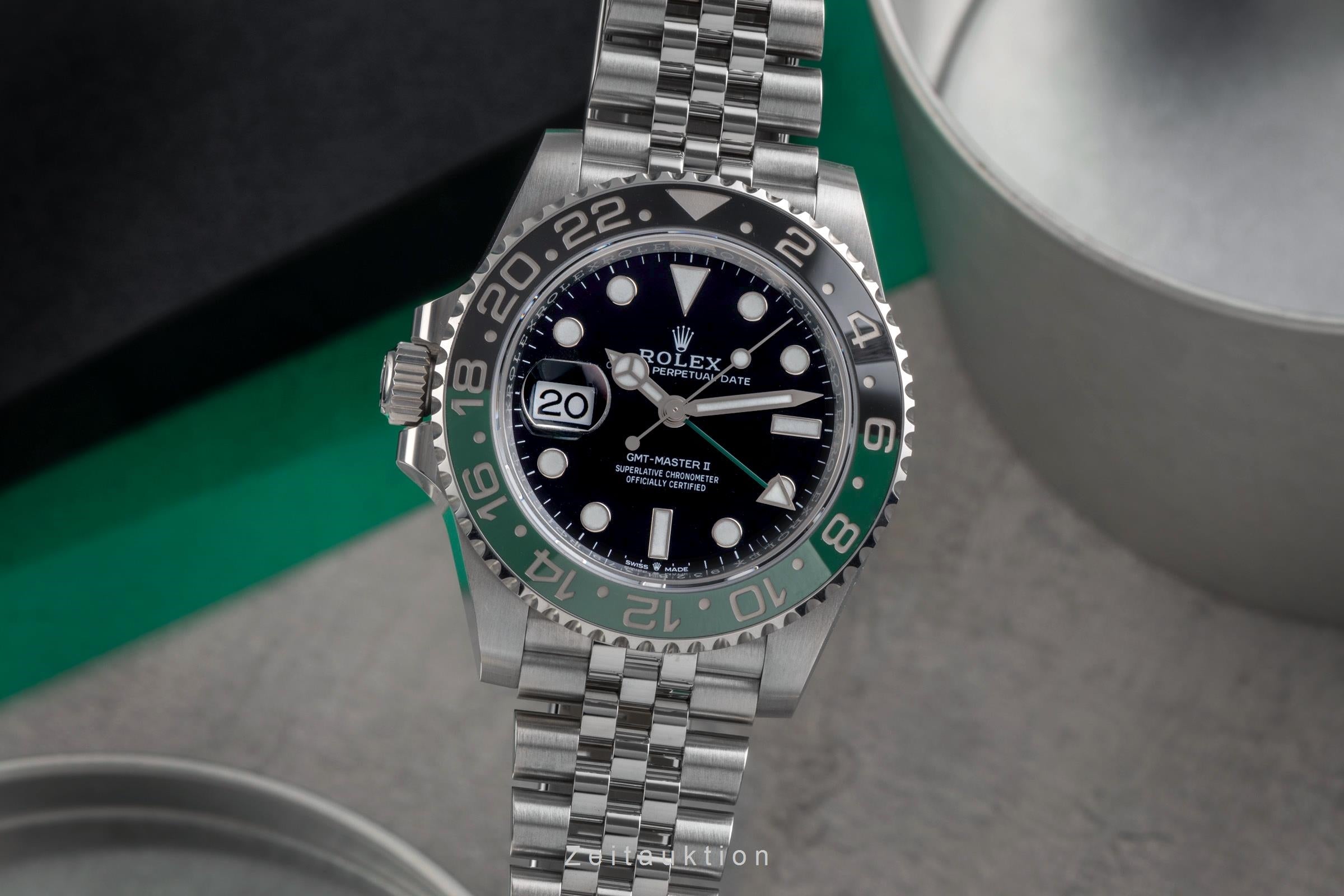 Rolex GMT-Master II steel automatic men's watch 126720VTNR  [2503947]