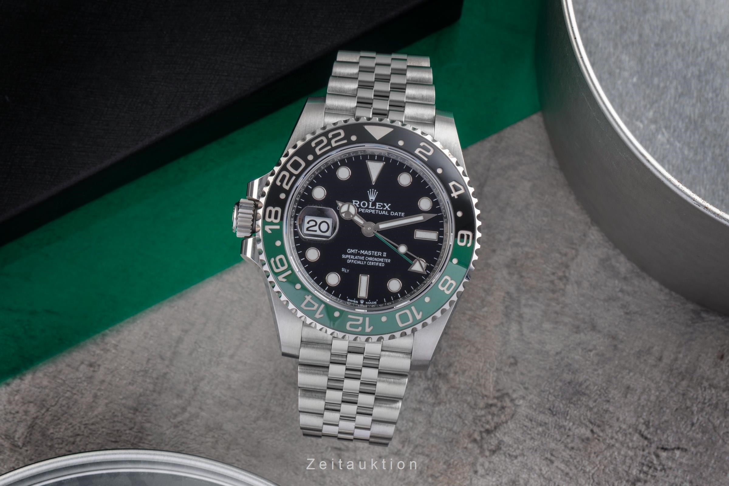 Rolex GMT-Master II steel automatic men's watch 126720VTNR  [2503947]