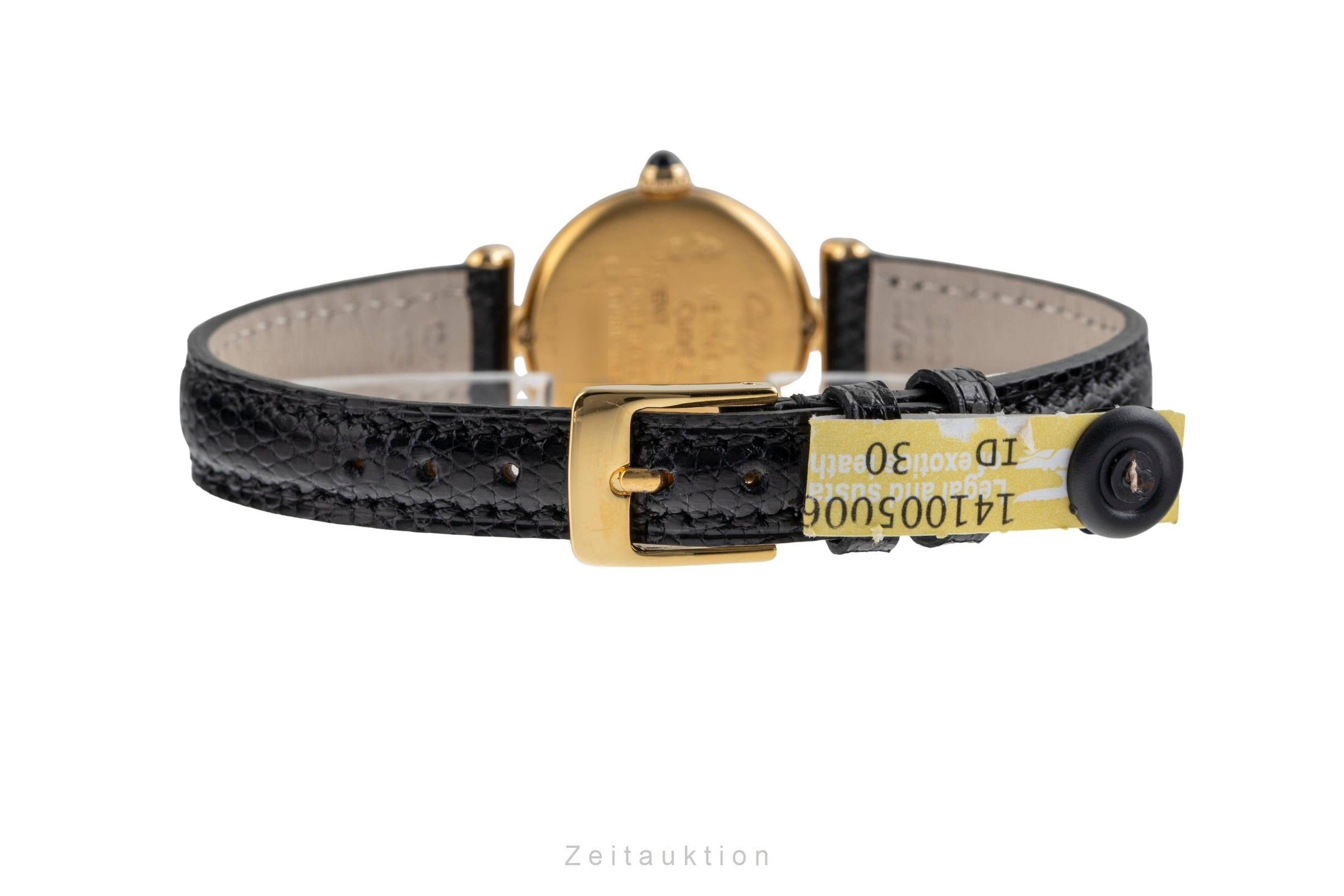 Cartier Colisee argento dorato quarzo orologio da donna 590002, W1000700  [2503951]