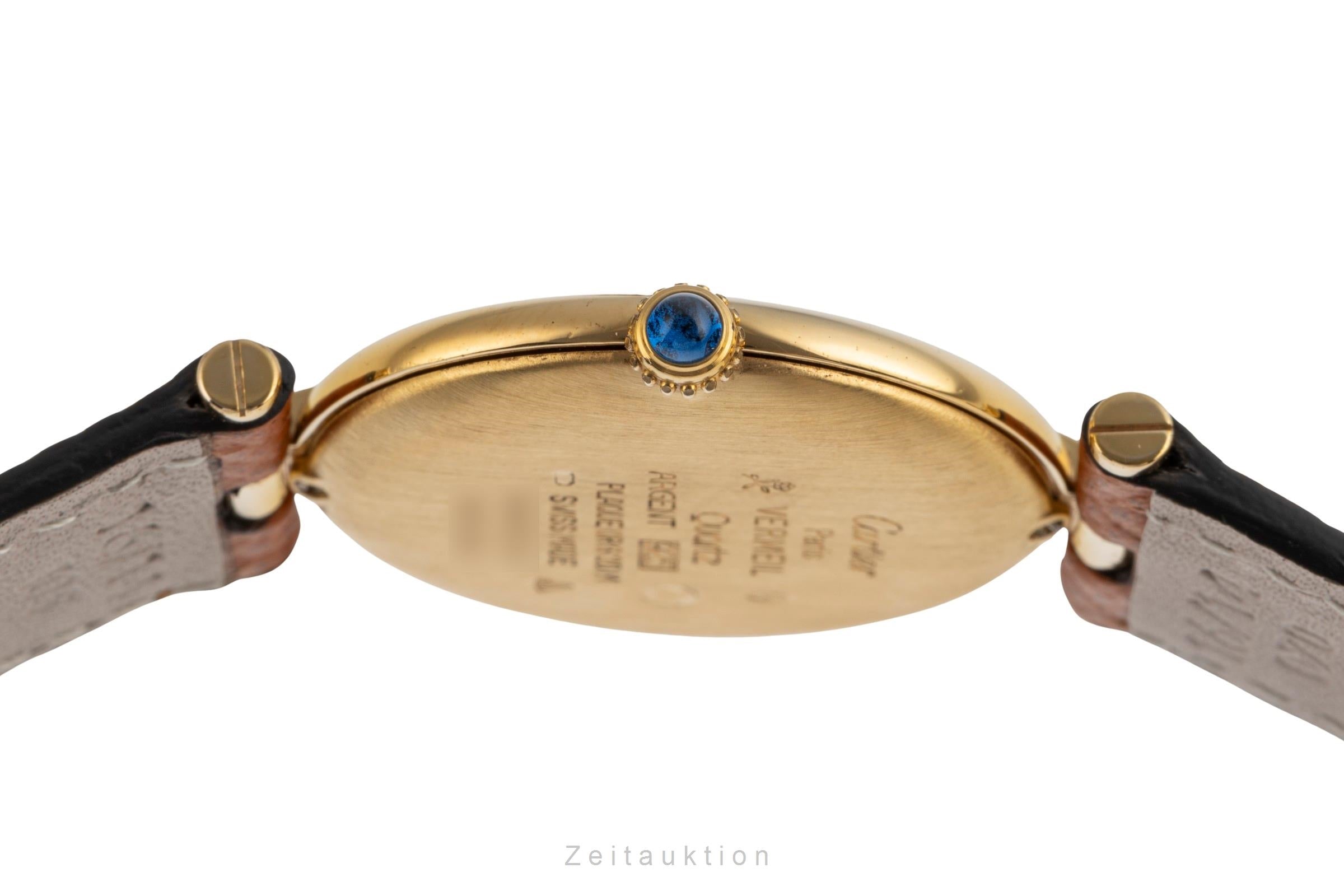 Cartier Vendome LC GM Vermeil 925 Silber "Trinity Dial" Medium Size Ref. 590003 [2503952]