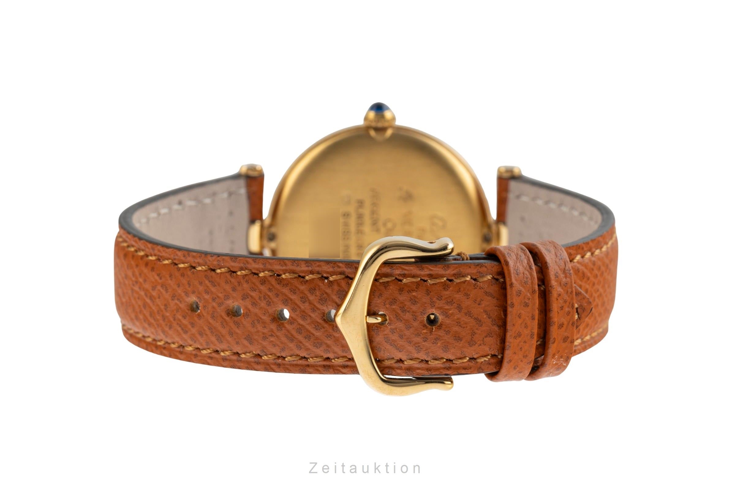 Cartier Vendome LC GM Vermeil 925 Silber "Trinity Dial" Medium Size Ref. 590003 [2503952]