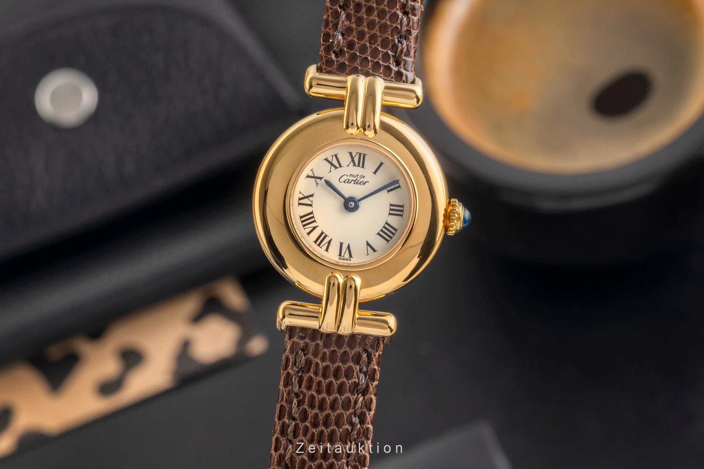 Cartier Colisee silver-gilt quartz women's watch 590002  [2503953]