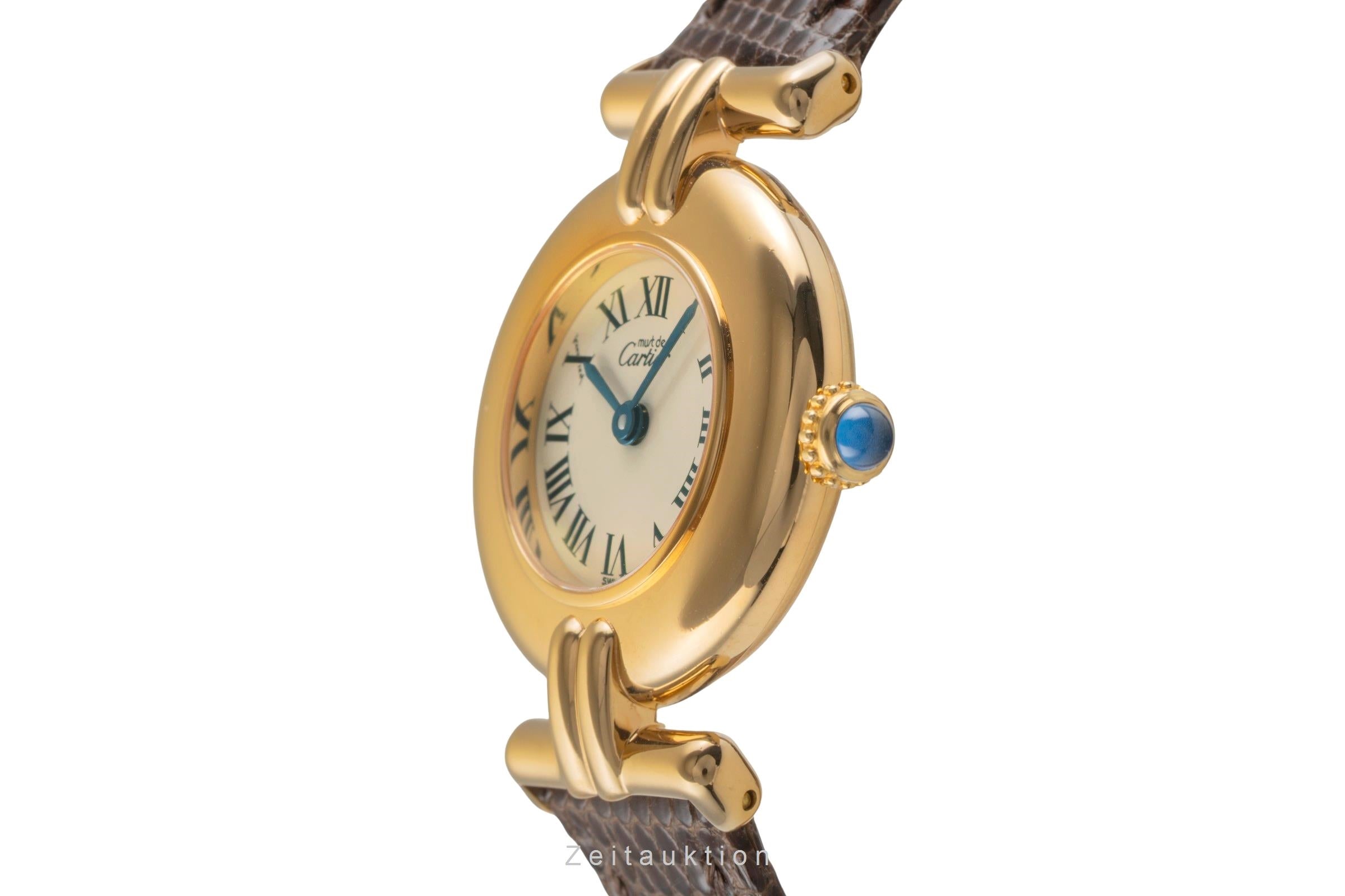 Cartier Colisee silver-gilt quartz women's watch 590002  [2503953]