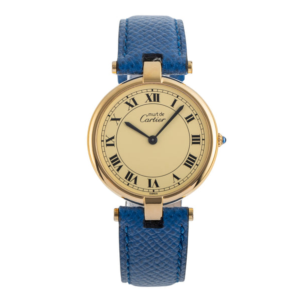 Cartier Vendome LC GM Vermeil 925 Silber "Ivory Dial" Medium Size Ref. 83978213 [2503955]