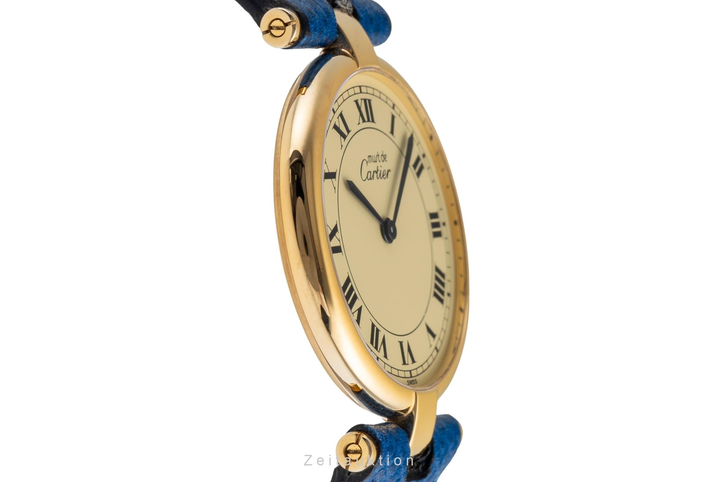 Cartier Vendome LC GM Vermeil 925 Silber "Ivory Dial" Medium Size Ref. 83978213 [2503955]