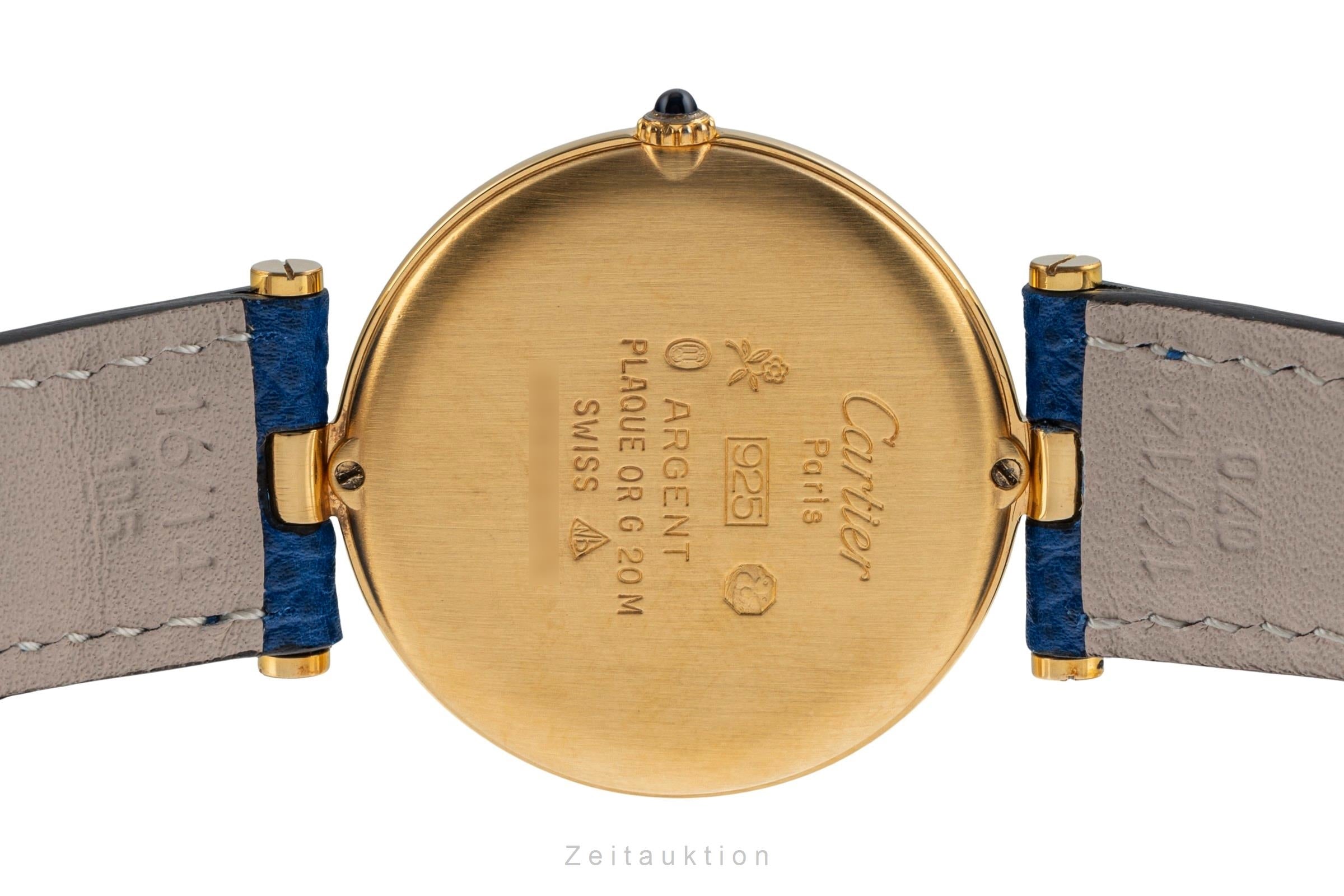 Cartier Vendome LC GM Vermeil 925 Silber "Ivory Dial" Medium Size Ref. 83978213 [2503955]