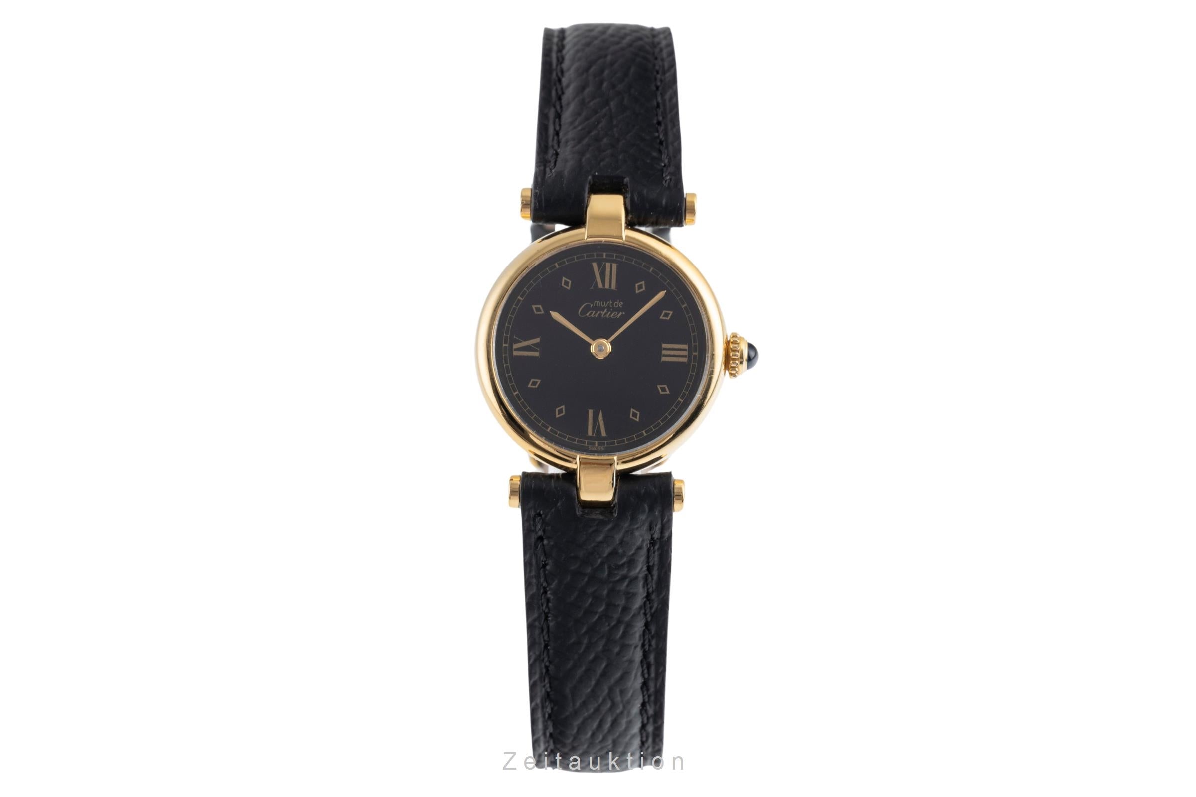 Cartier Vendome silver-gilt quartz women's watch 590004, GGC98000  [2503956]