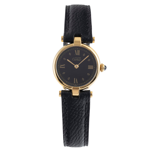 Cartier Vendome silver-gilt quartz women's watch 590004, GGC98000  [2503956]