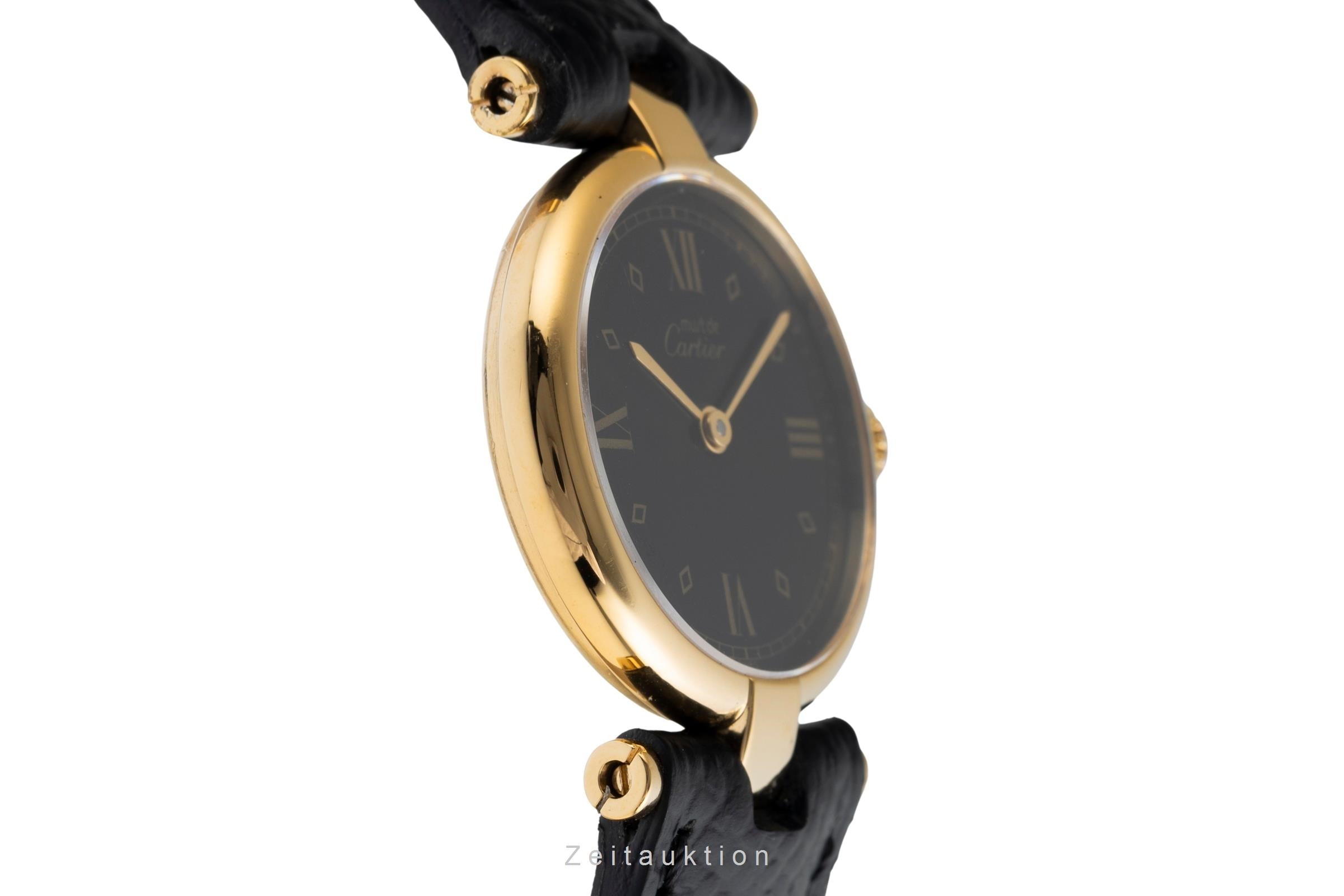 Cartier Vendome silver-gilt quartz women's watch 590004, GGC98000  [2503956]