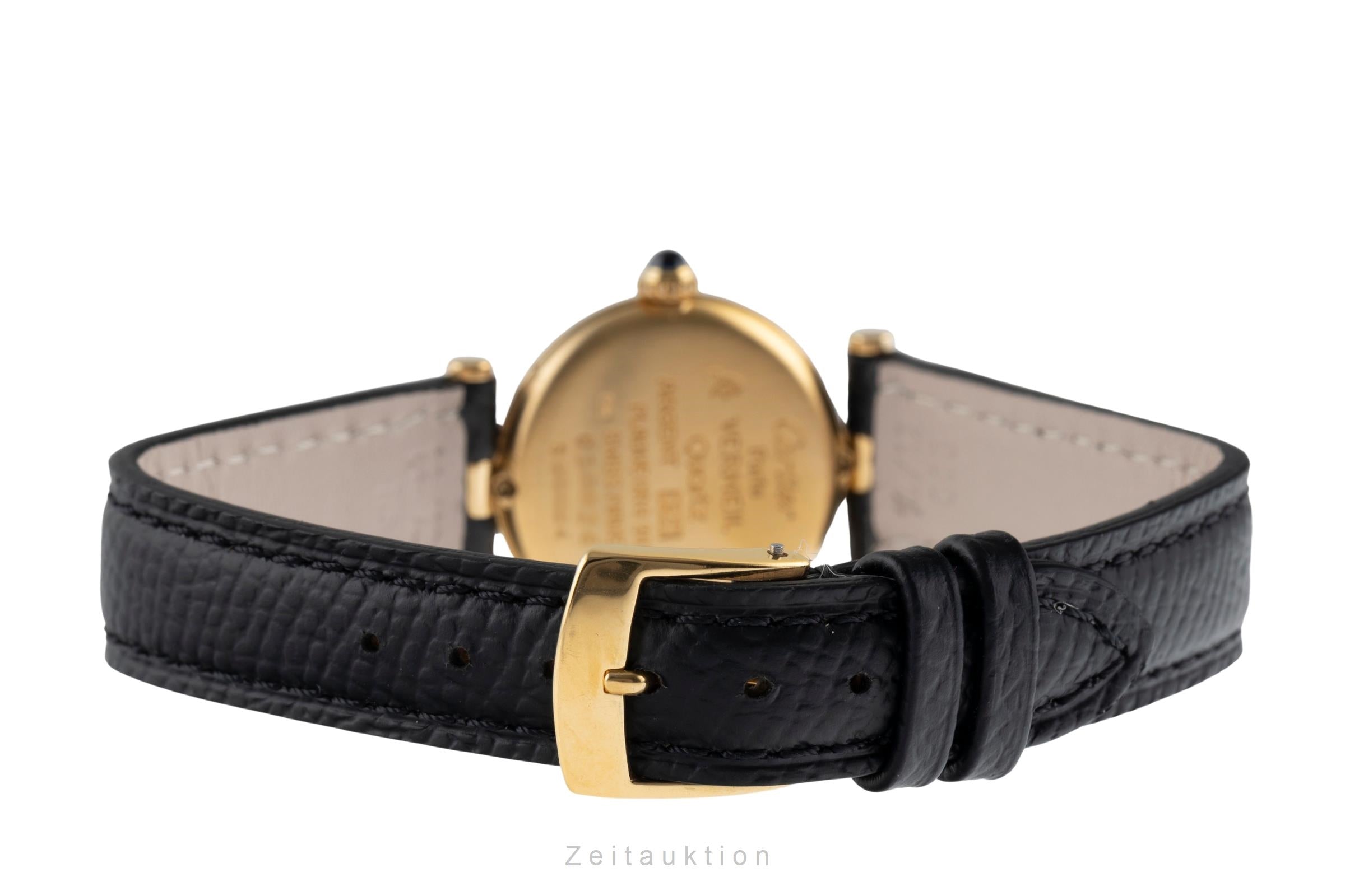 Cartier Vendome silver-gilt quartz women's watch 590004, GGC98000  [2503956]