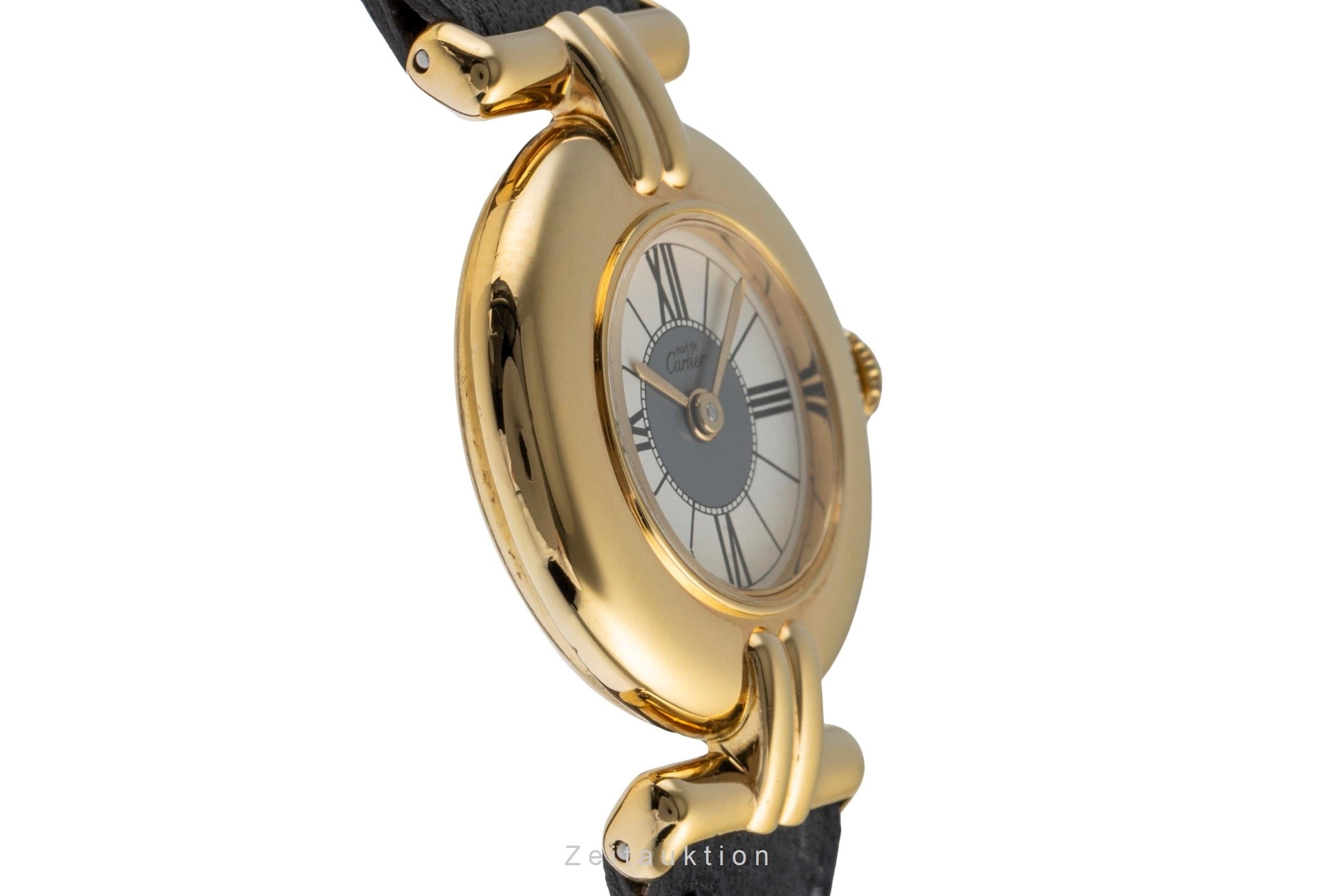 Cartier Colisee argent doré quartz montre pour femmes 590002  [2503957]